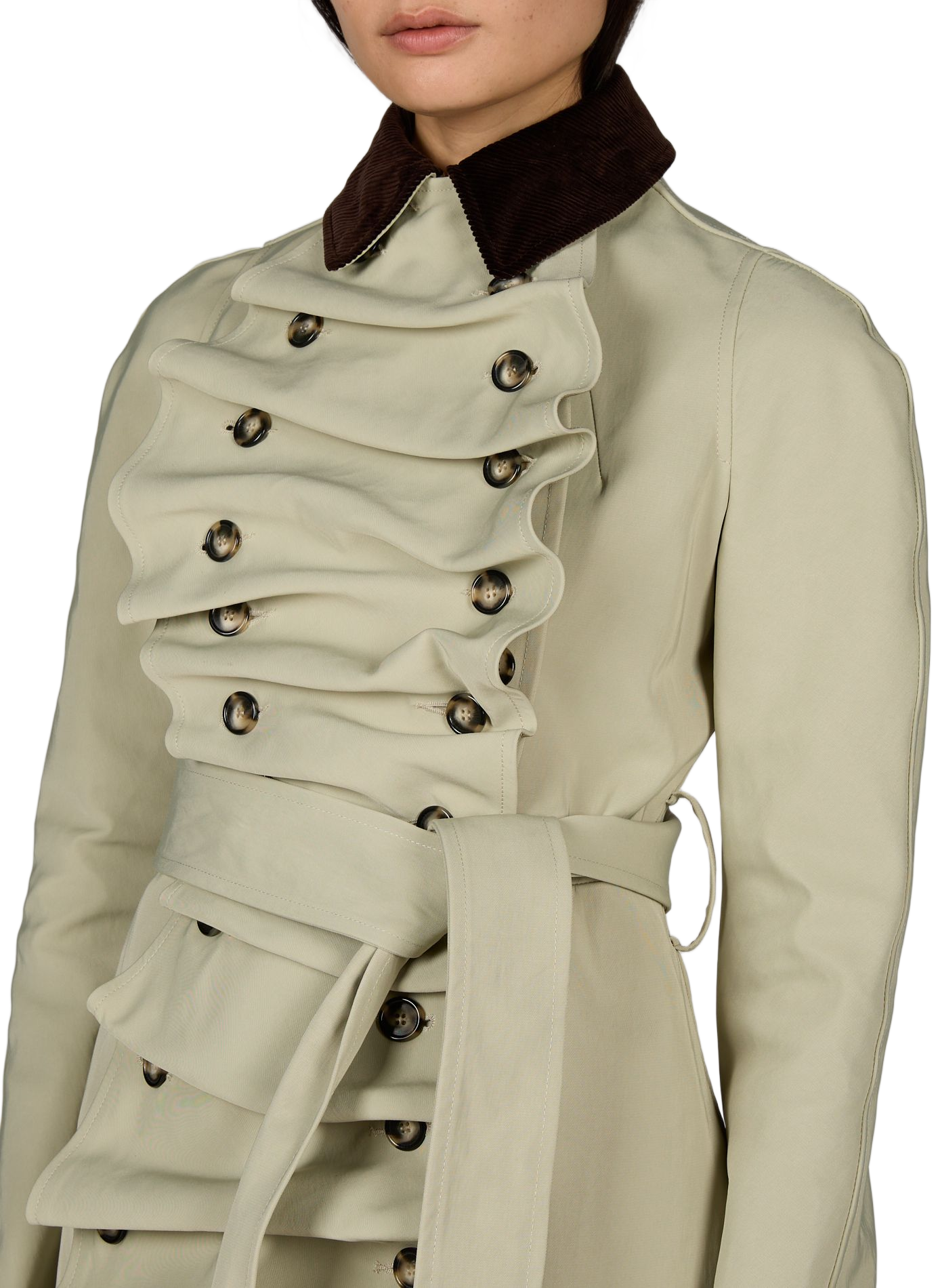 Tailored cotton coat A.W.A.K.E. MODE Grey