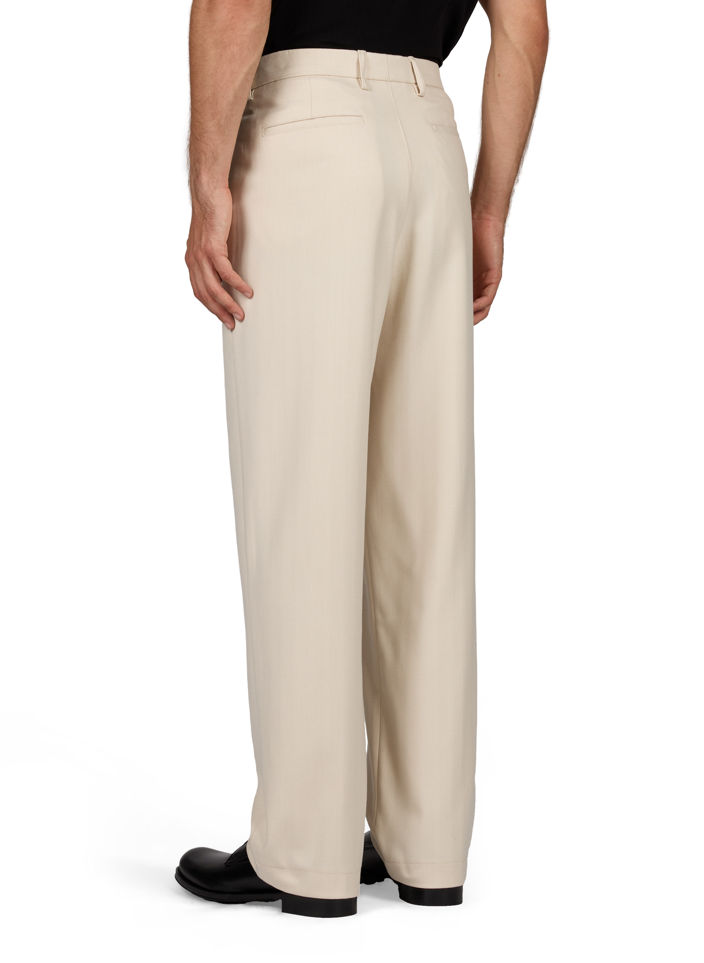 Pantalon droit uni LES DEUX Beige