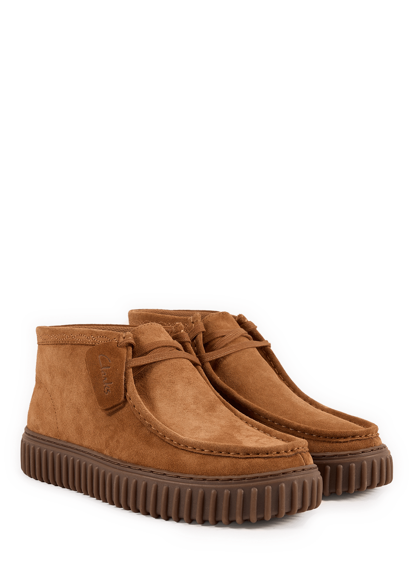 Wildleder-Stiefeletten CLARKS Braun