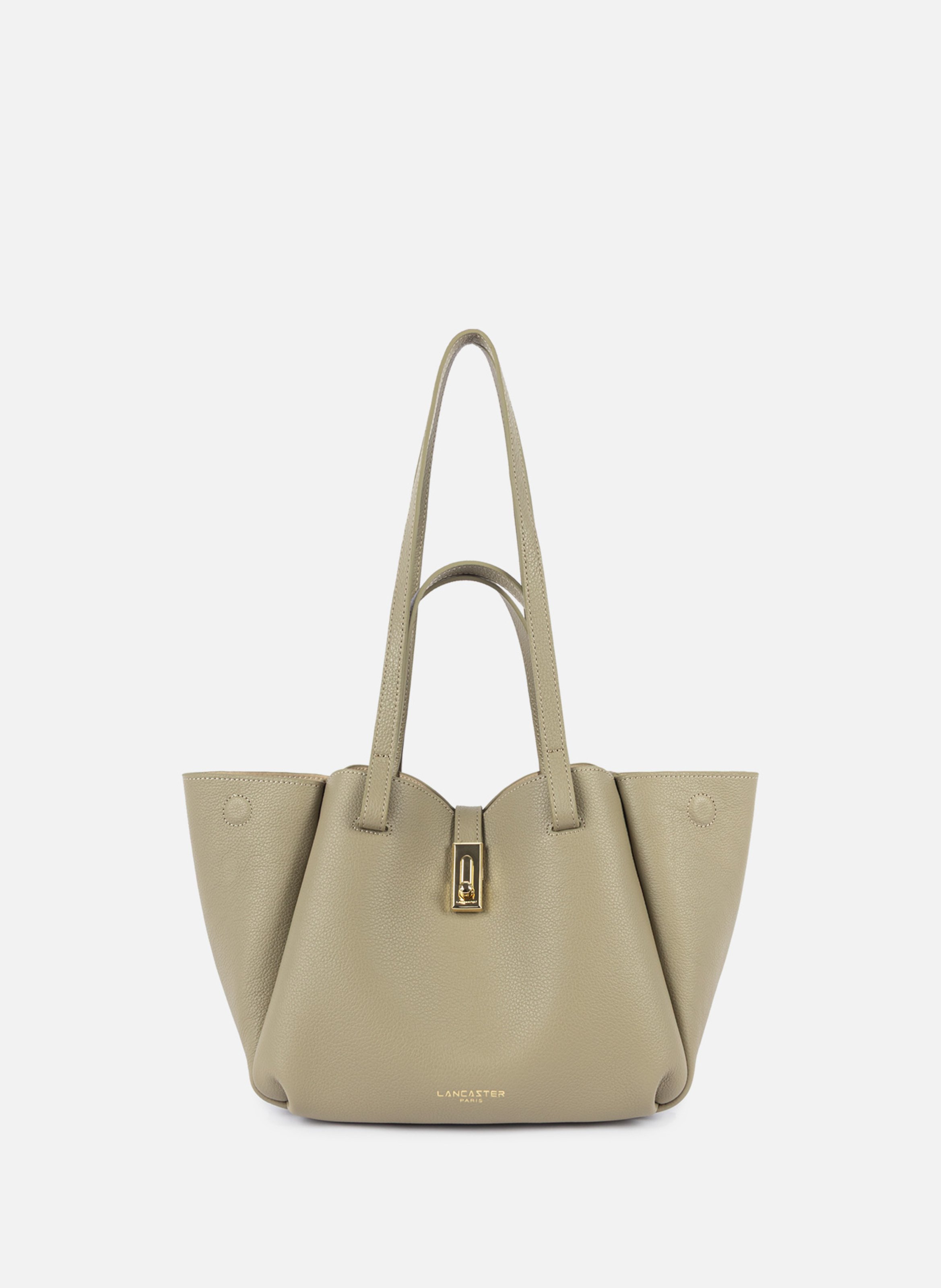 Sac cabas épaule - milano horizon LANCASTER Kaki