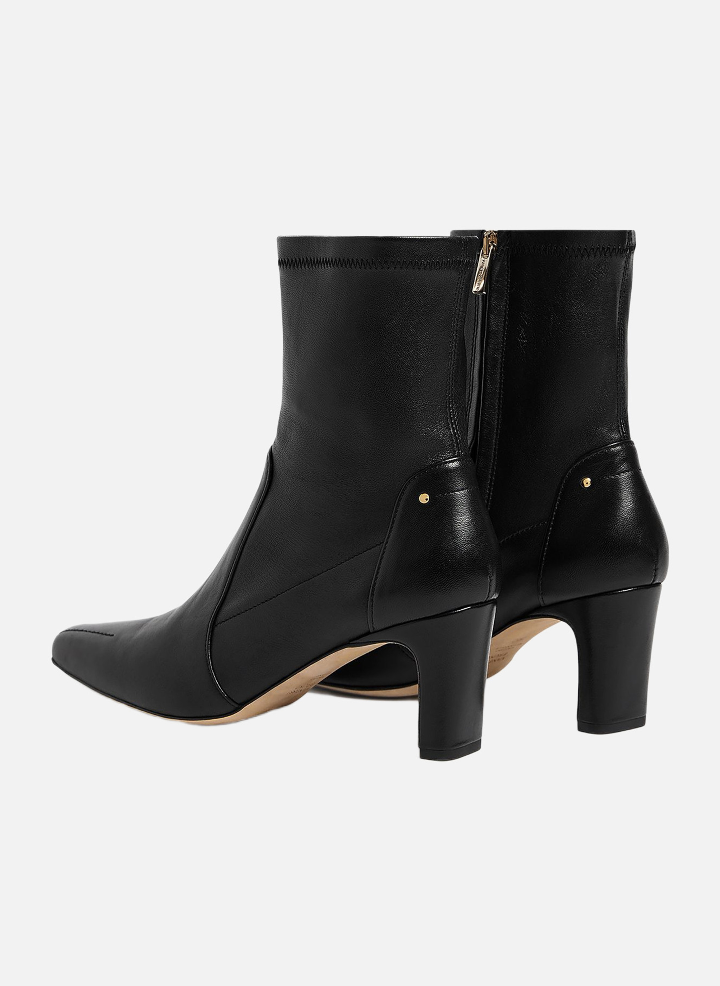 Bottines souples en cuir VANESSA BRUNO Noir
