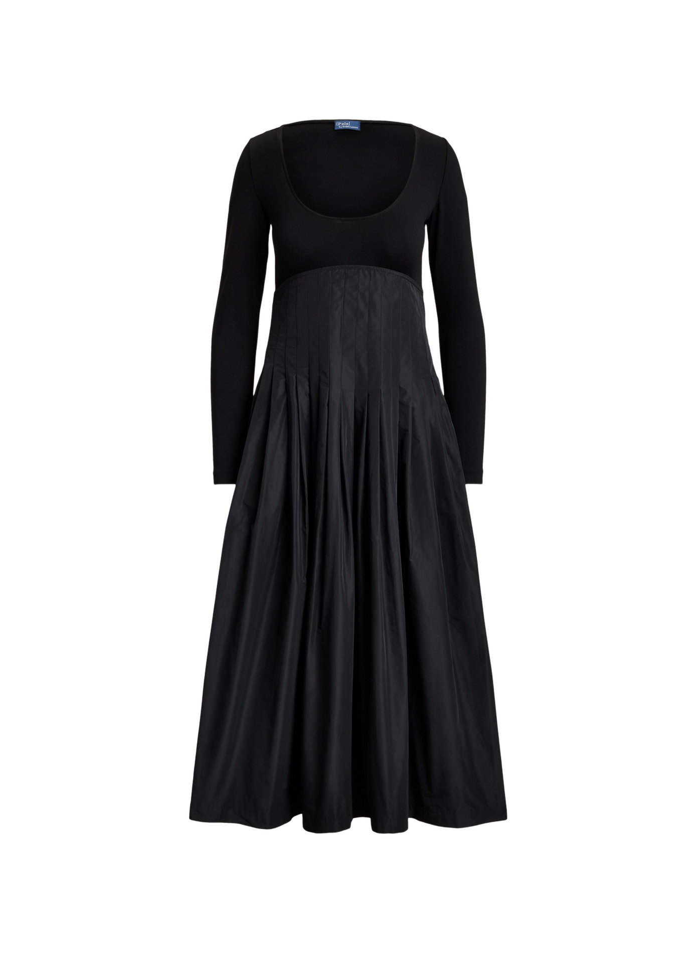 Robe trapèze col rond POLO RALPH LAUREN Black