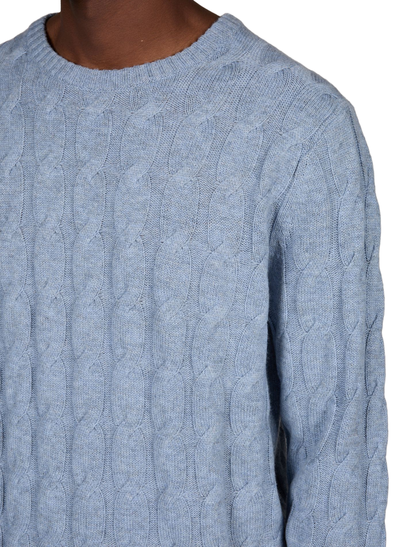 Strickpullover aus gemischter Wolle VAN LAACK Blau