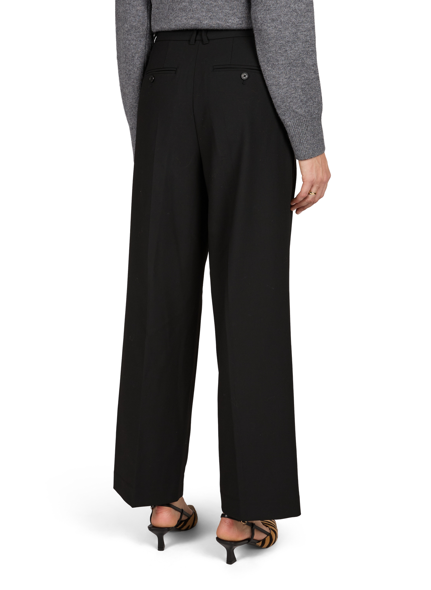 Pantalon ample à pinces DUNST Noir