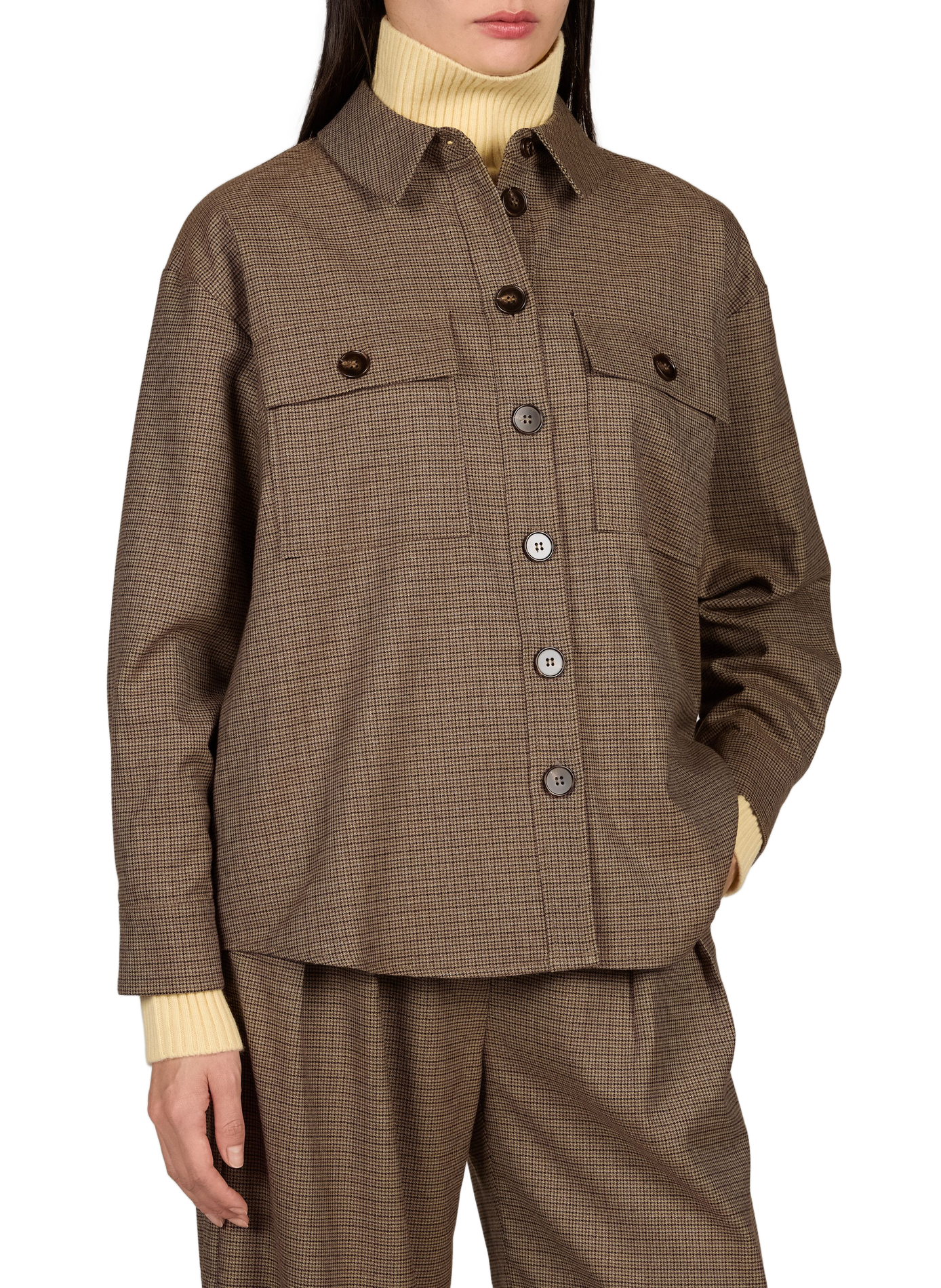 Oversize-Hemd LORD mit Print SUNCOO Beige
