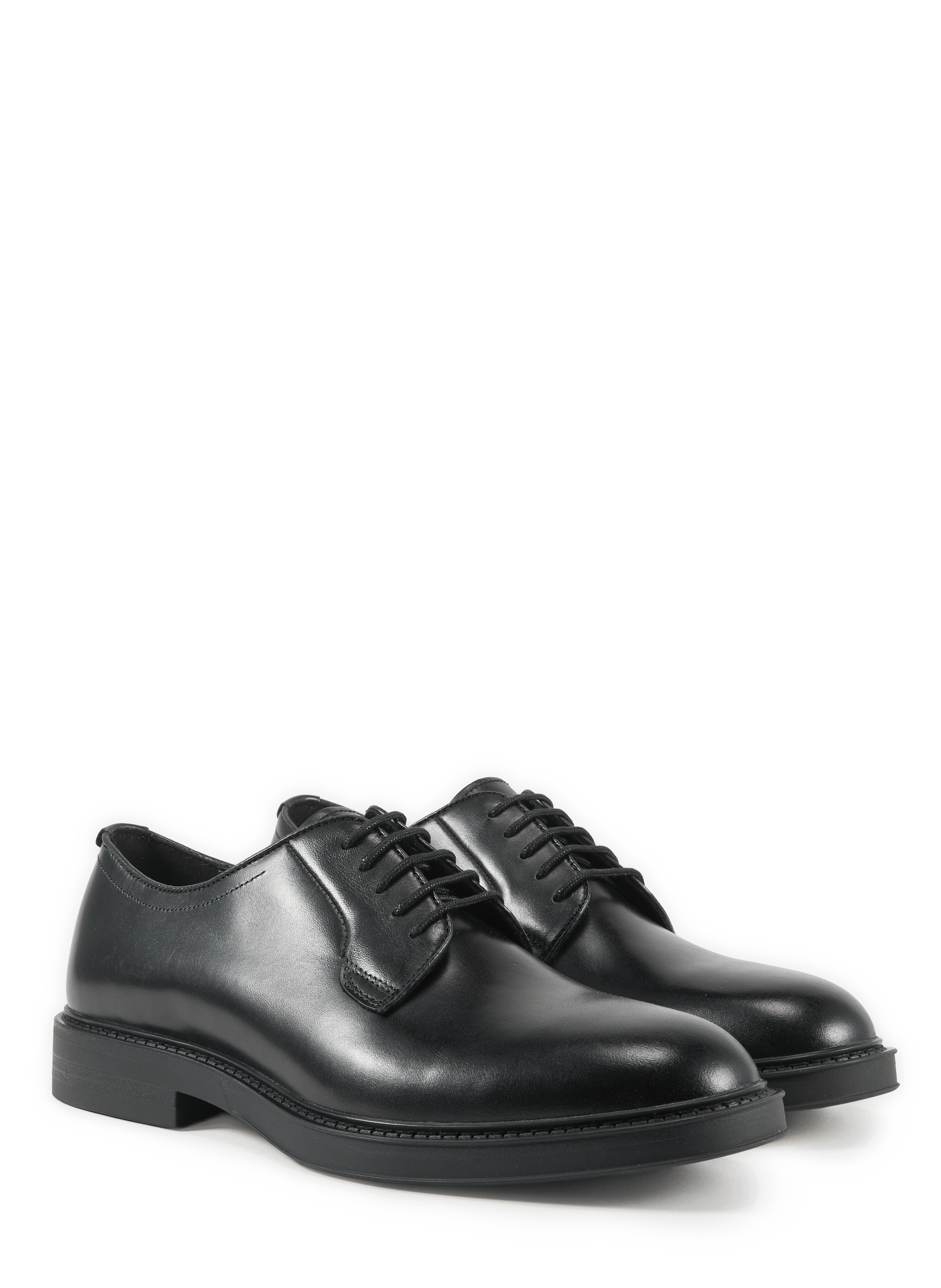 Bexford leather lace-up shoes GEOX Black