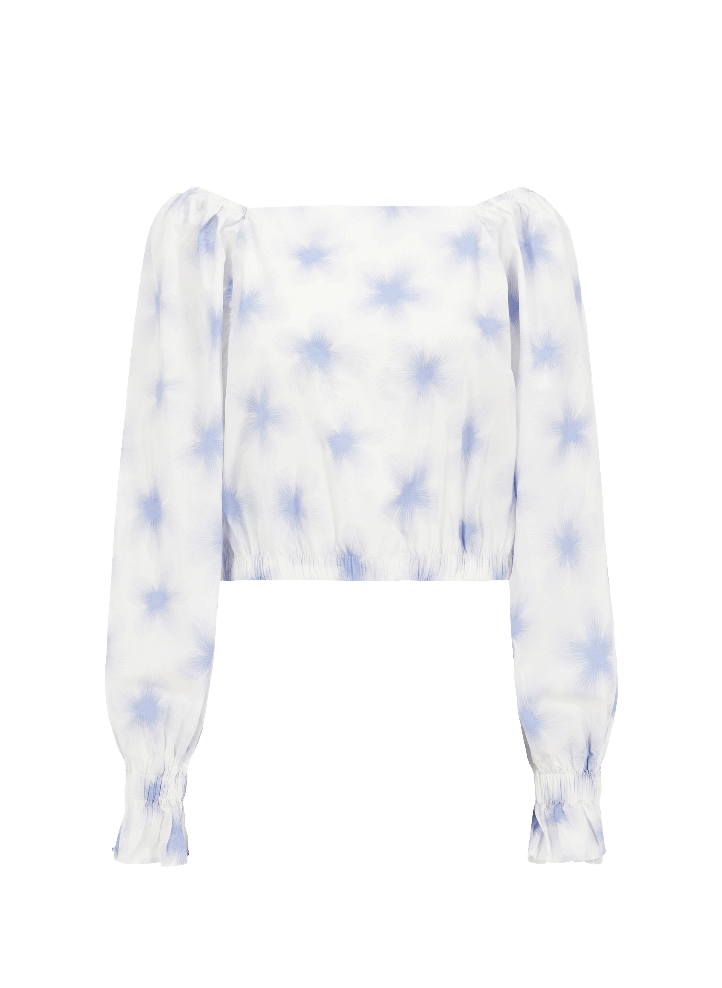 Top à imprimé en coton