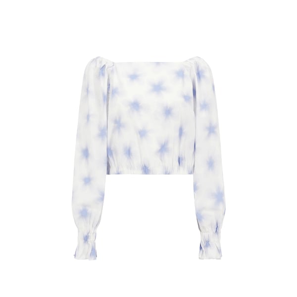 Top à imprimé en coton