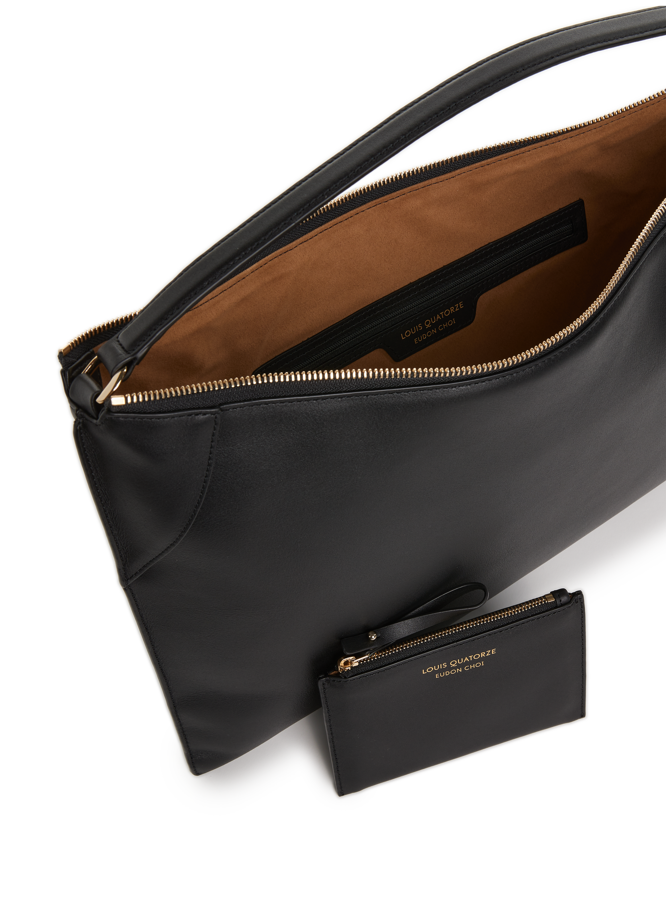 Sac à bandoulière Marta en cuir EUDON CHOI Noir