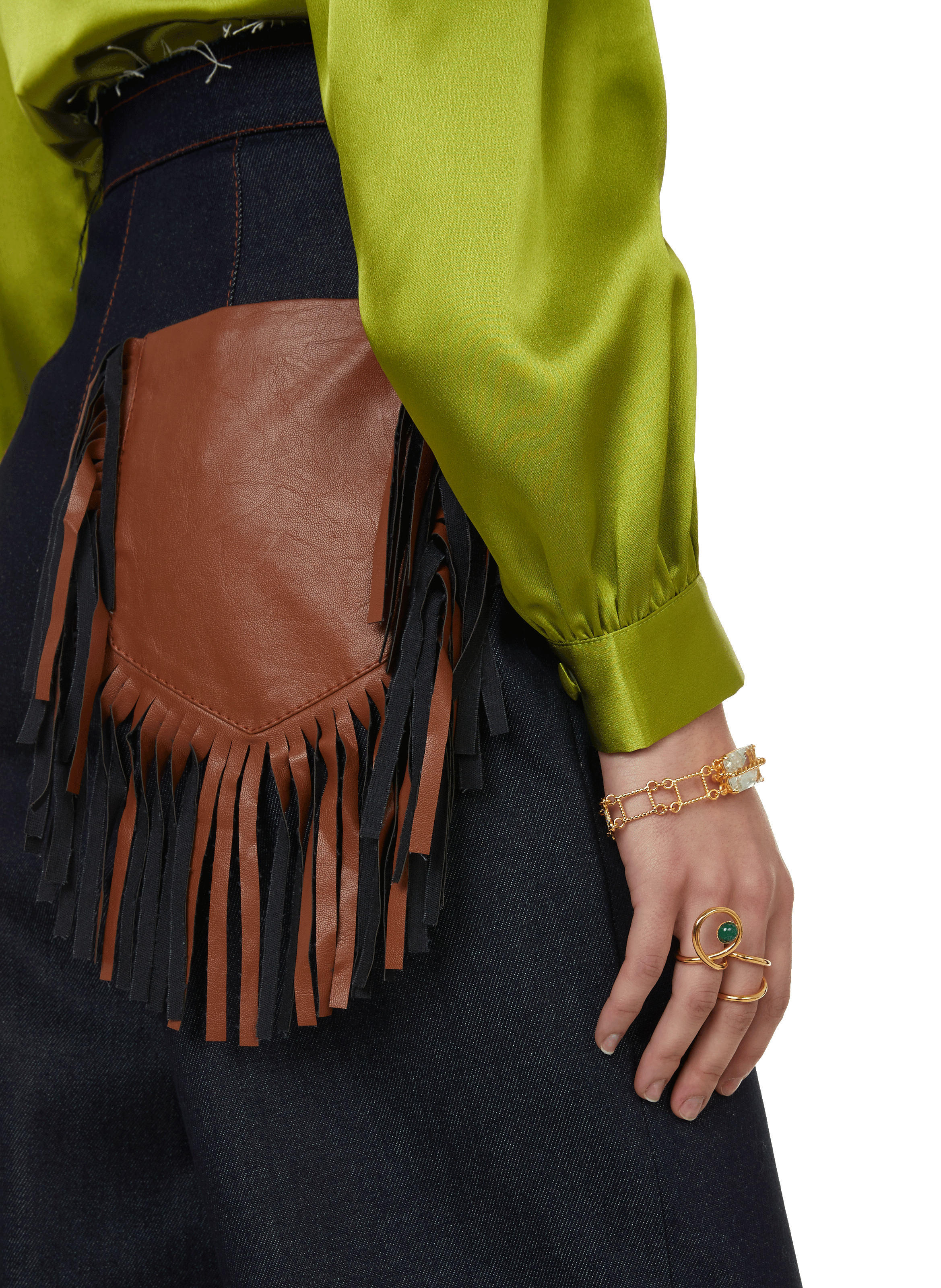 Jean large LIYA Bleu