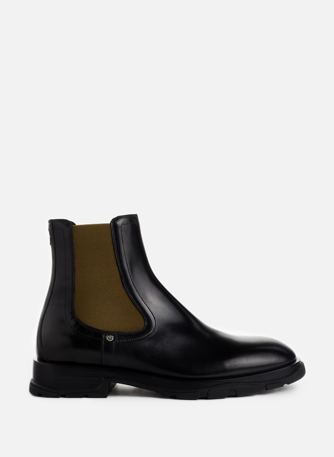 Leather ankle boots ALEXANDER MCQUEEN