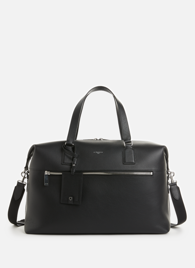 Emile grained leather 24-hour travel bag LE TANNEUR