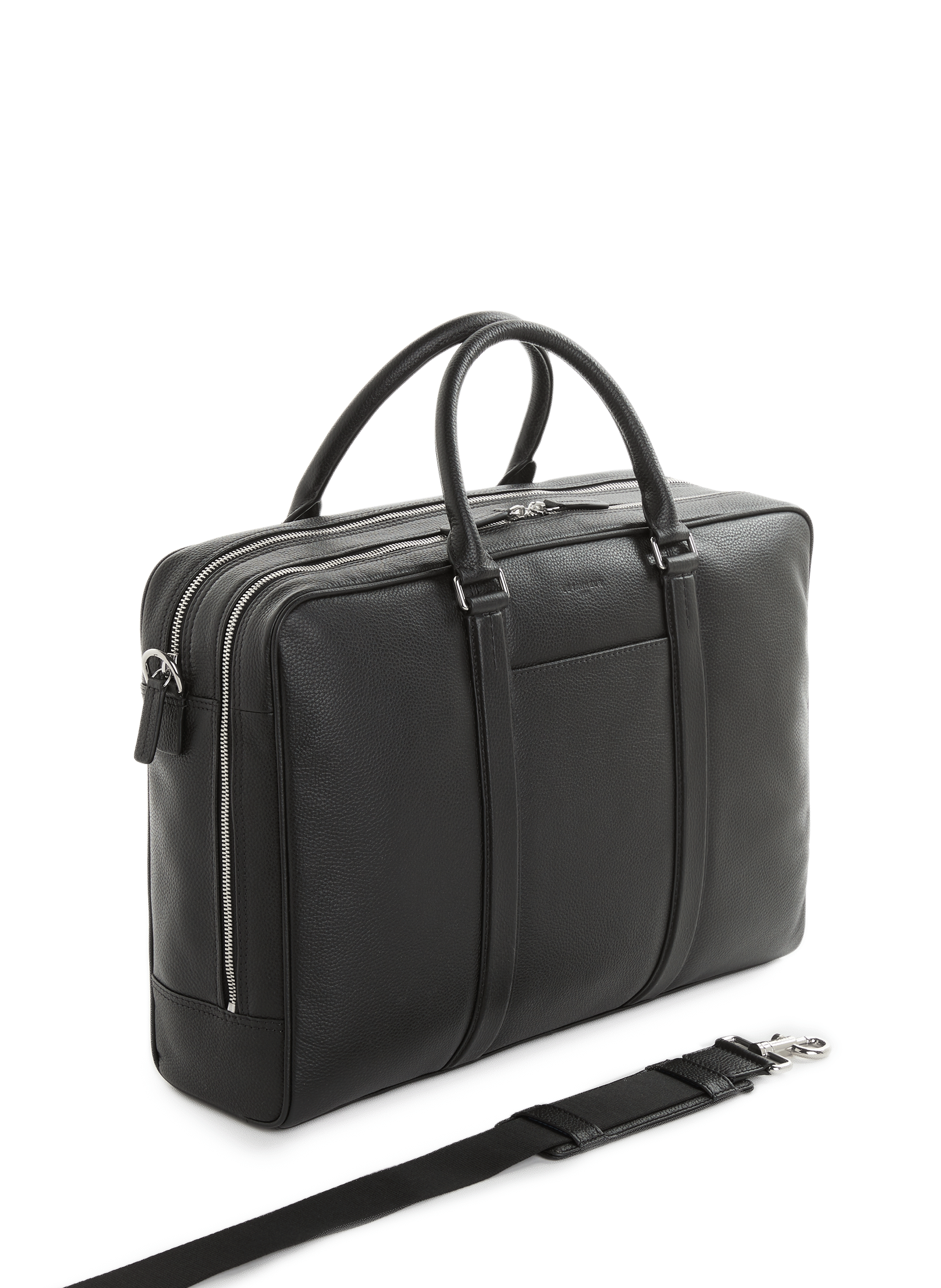 Porte documents Charles en cuir grainé