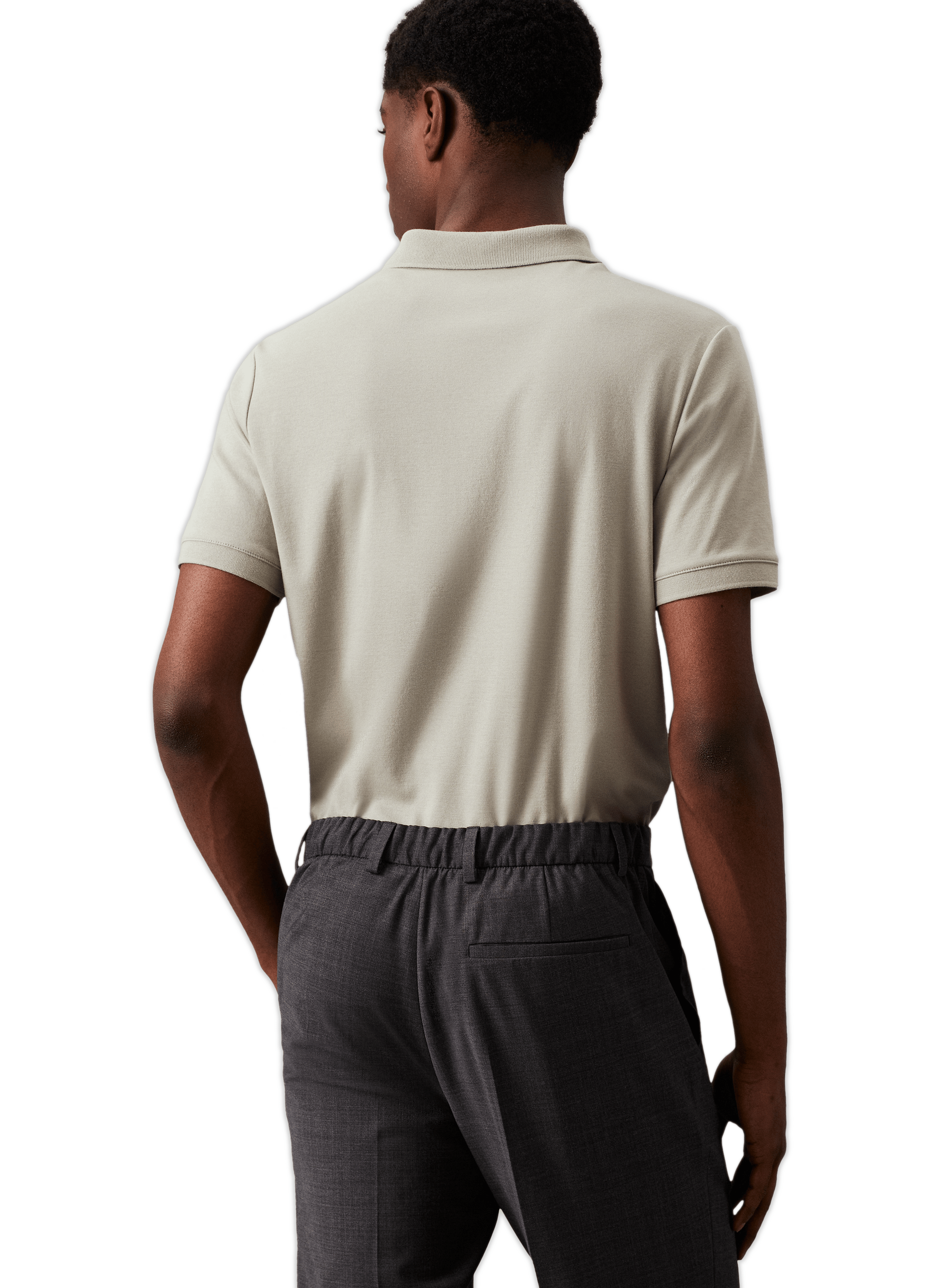 Polo en coton CALVIN KLEIN Beige