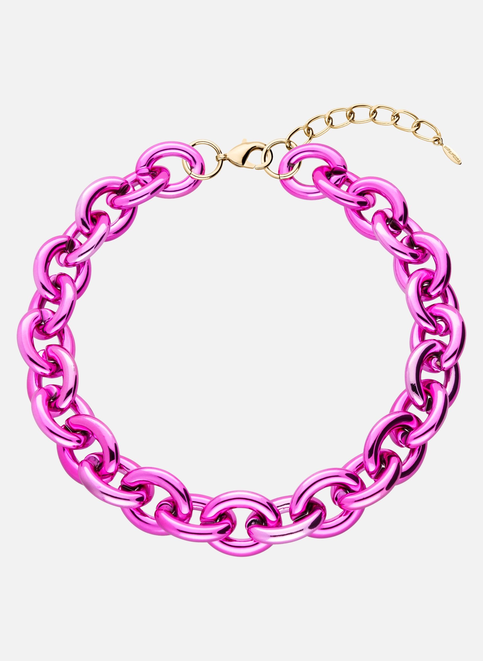 Collier grosse maille léger en aluminium snoop HIPANEMA Violet