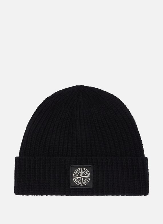 Stone island white beanie shop