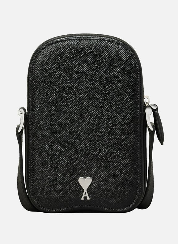 Sac caméra vertical paris paris unisexe Noir by AMI PARIS AMI PARIS Sac caméra vertical paris paris unisexe Noir