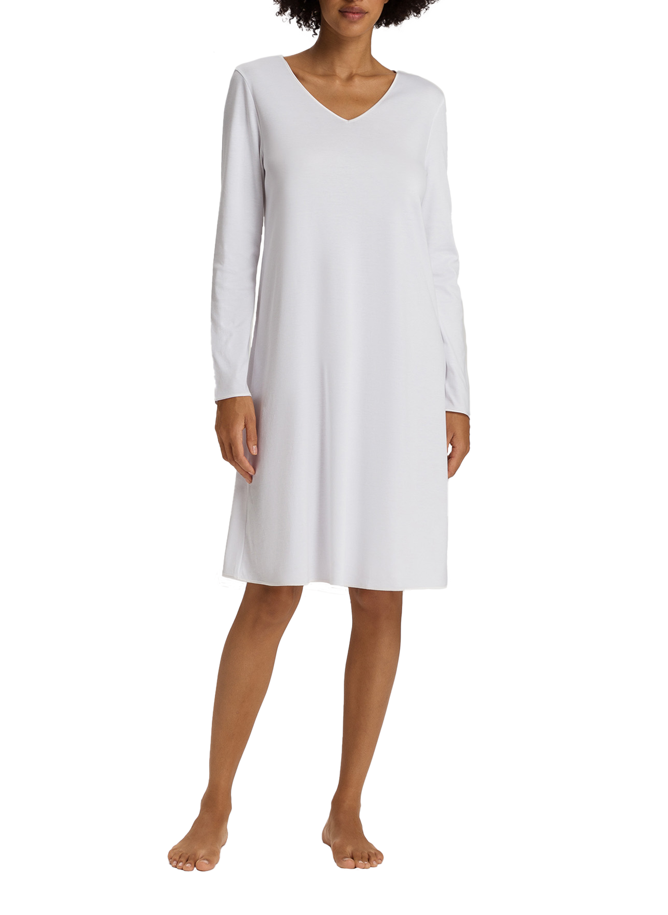Chemise de nuit en coton  HANRO Blanc