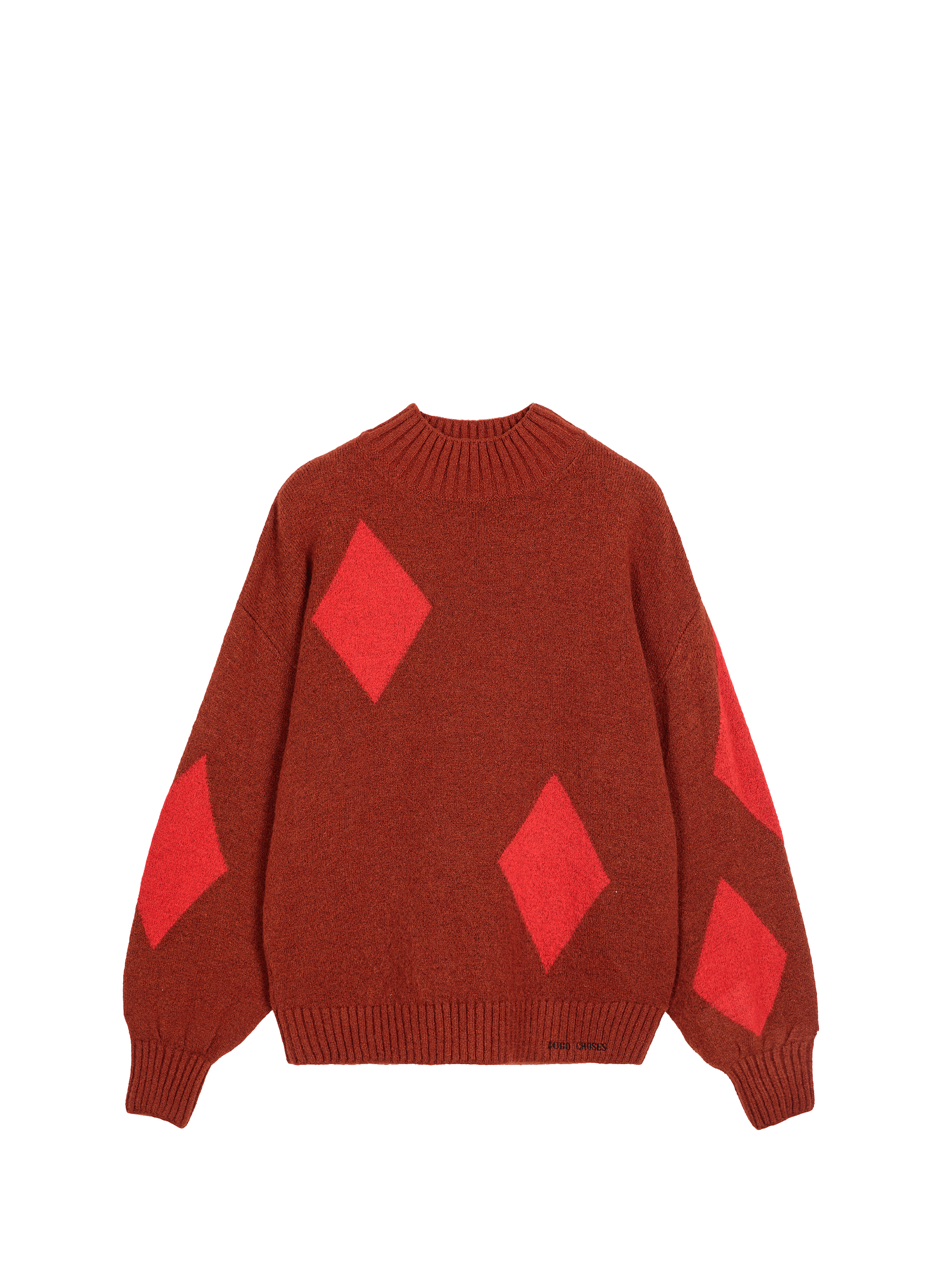 Pull ample col montant imprimé BOBO CHOSES Multicolore