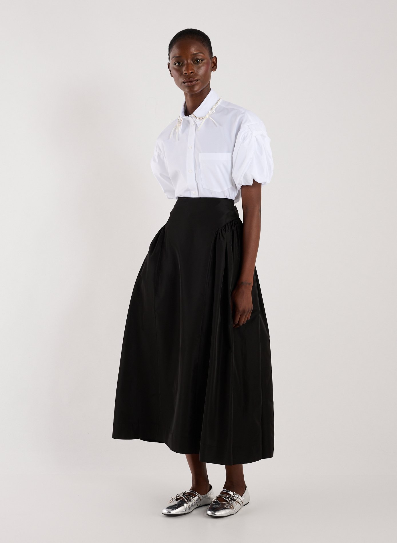 Cotton pearl shirts SIMONE ROCHA White