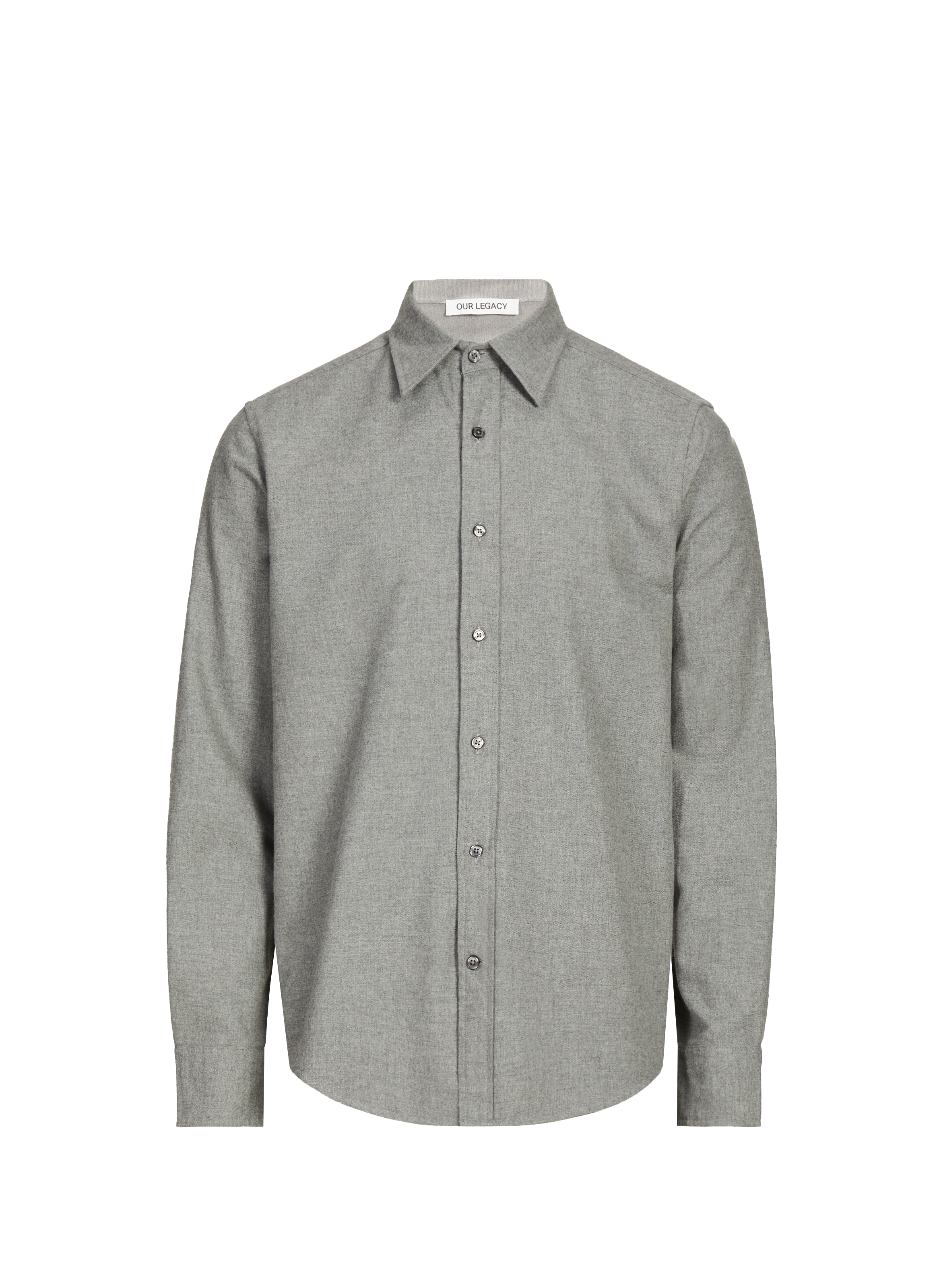 GANT Chemise col classique manches contrastantes en coton Grey
