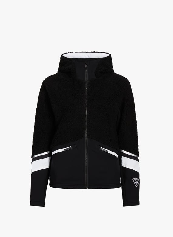 Veste de ski Wispile Fleece | Black by ROSSIGNOL Veste de ski Wispile Fleece Black