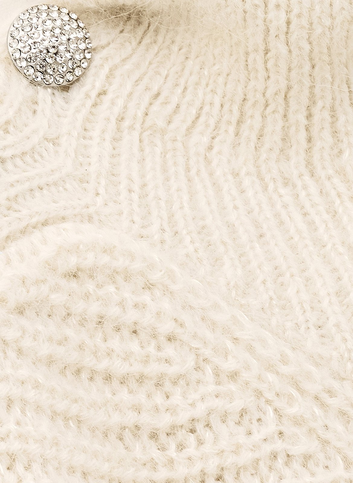 Pull col roulé en laine mélangée roumane BA&SH Beige