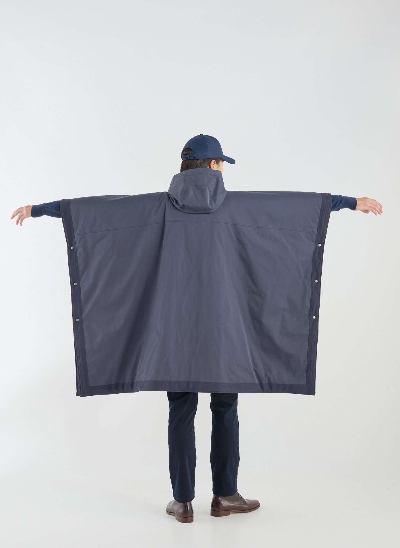 Cape à capuche et col classique LA MARTINA Bleu