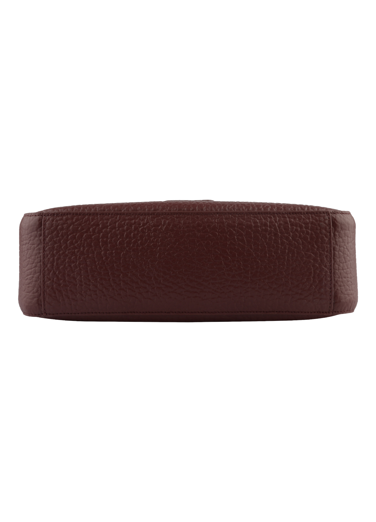 Fleuves | Sac porté épaule GM en cuir de vachette POURCHET Rouge