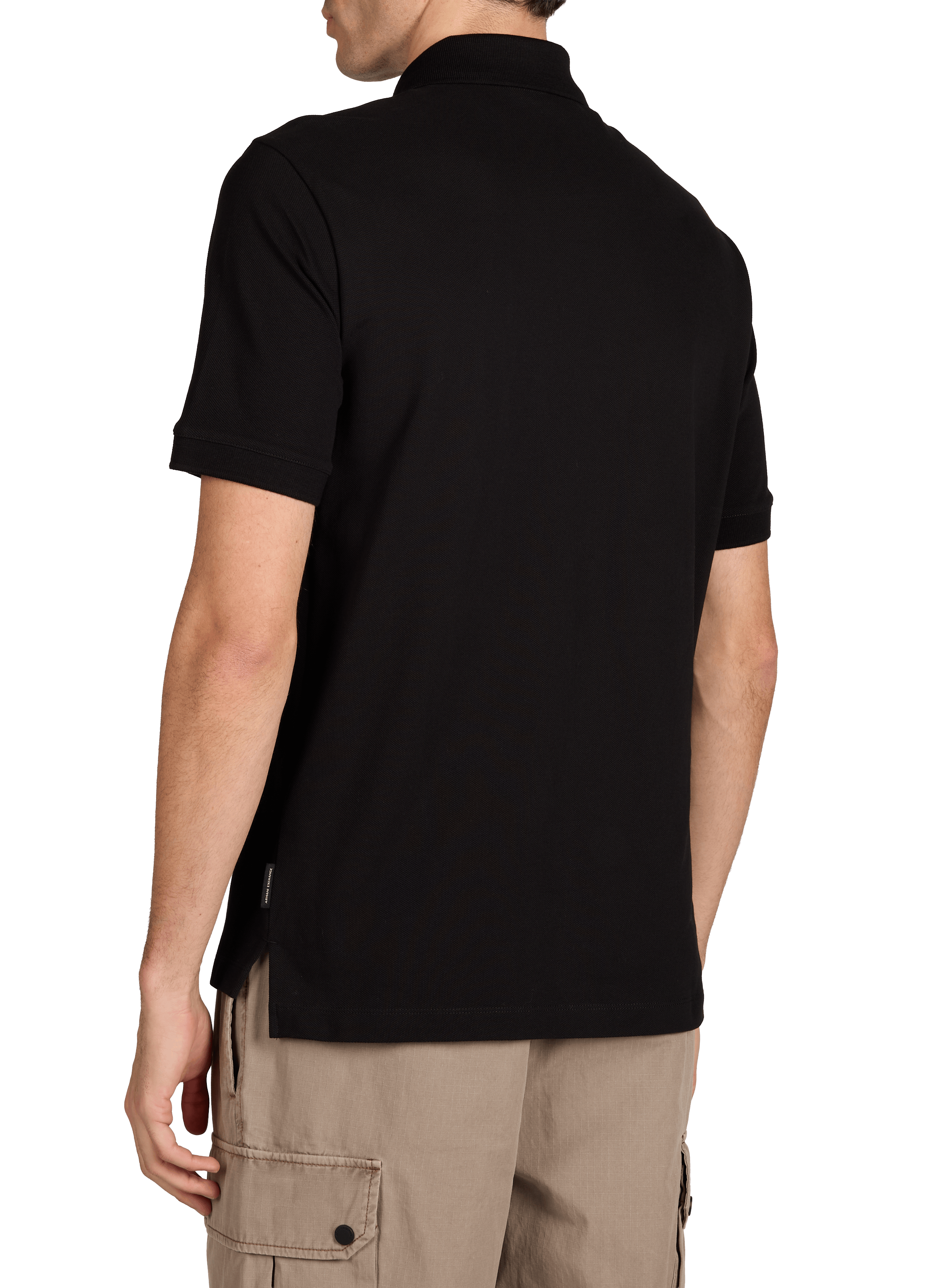 Polo en coton ARMANI EXCHANGE Noir