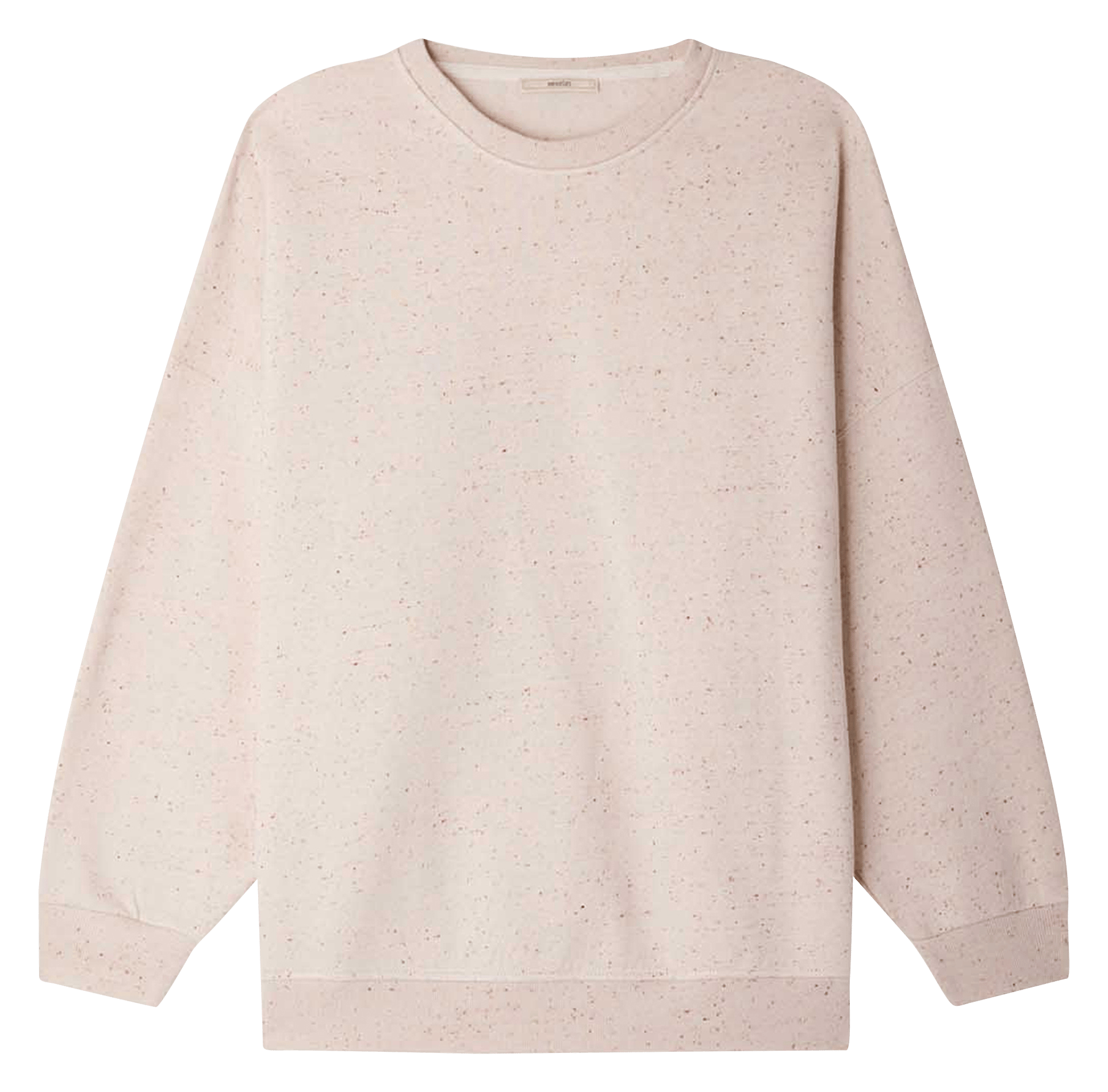 Sweat col rond oversize en coton mélangé chebbi SESSUN Beige