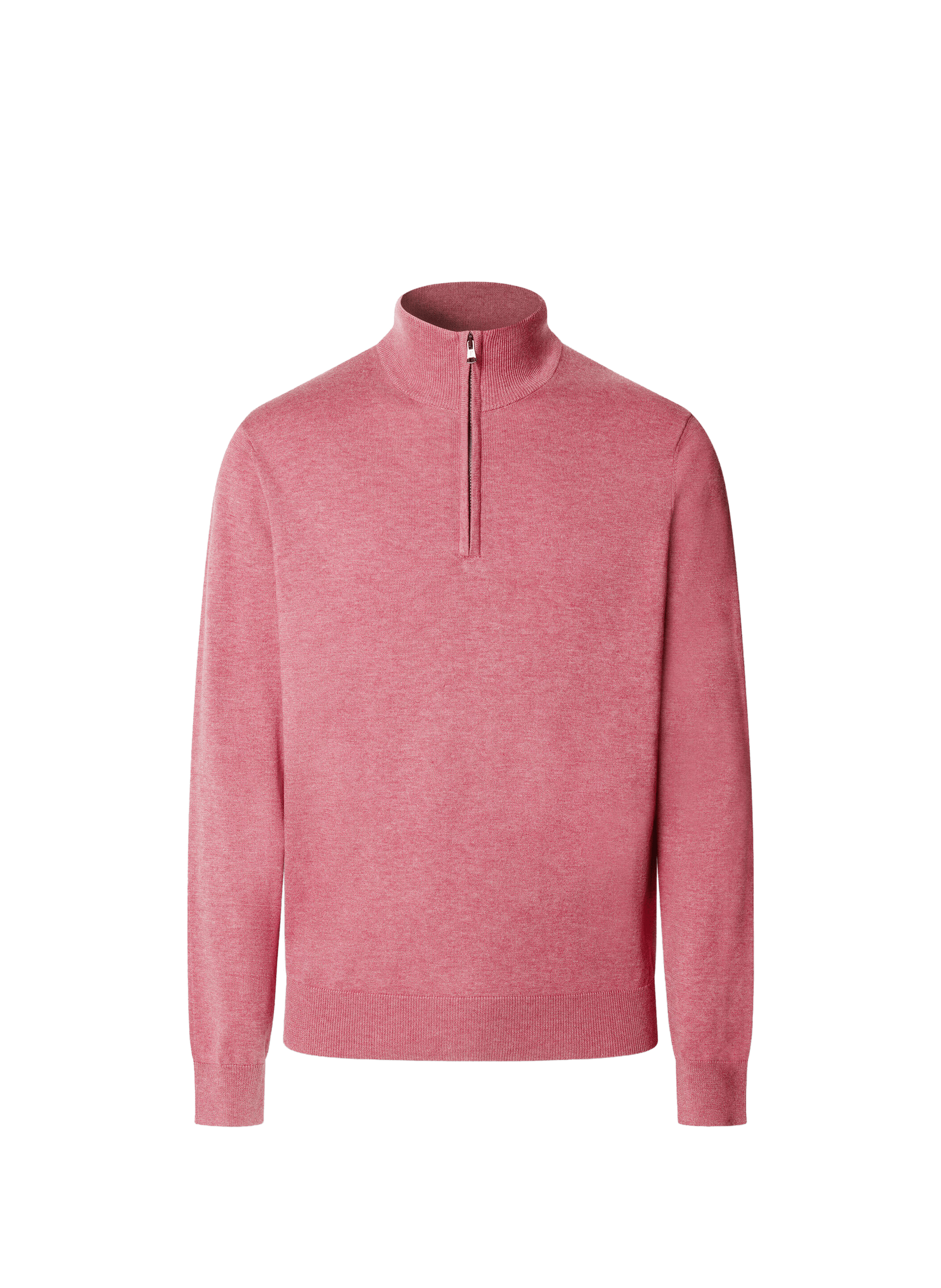 Pull en coton et soie FM700301 Salsa red