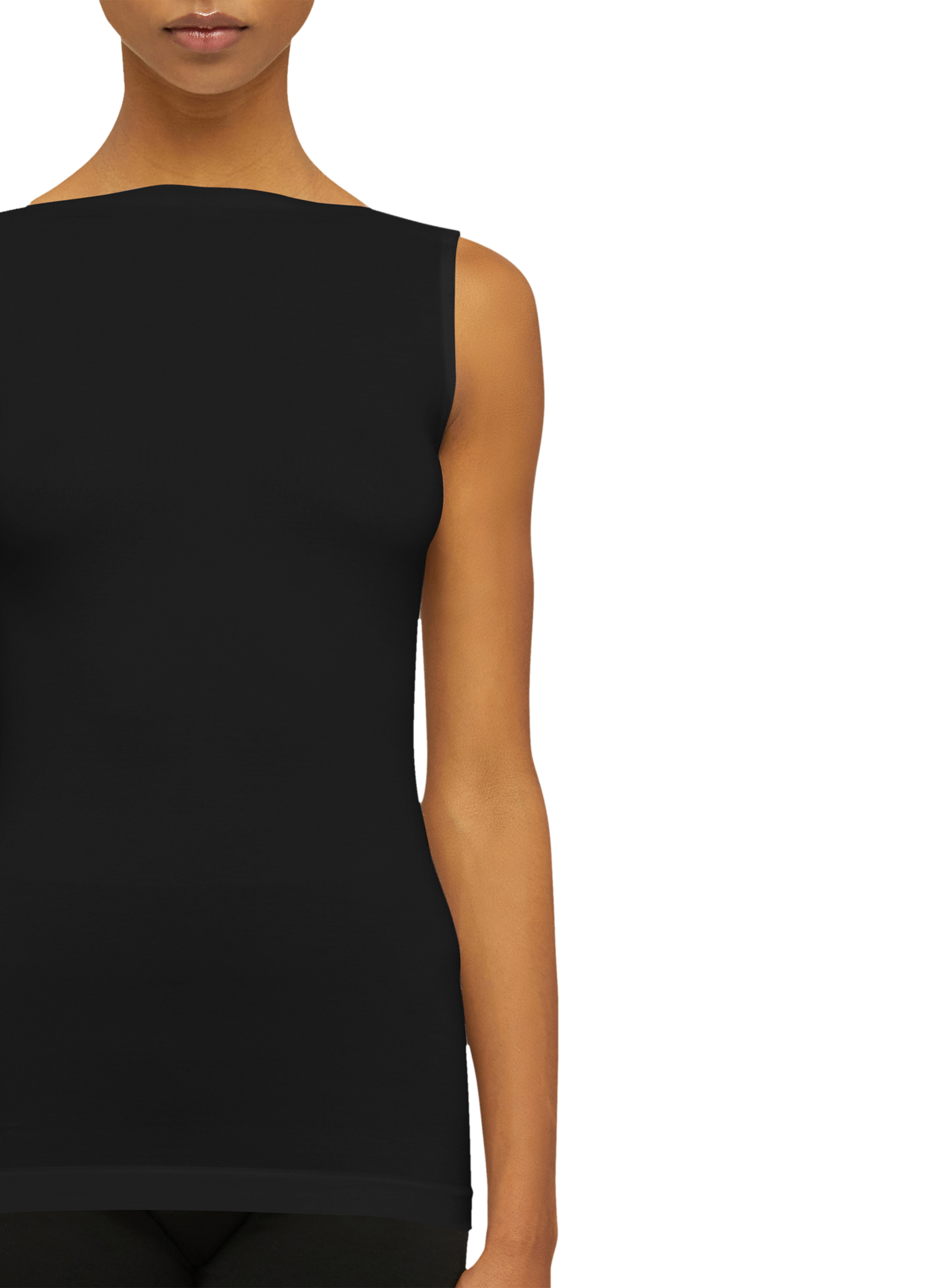 Sleeveless bandeau top WOLFORD Black