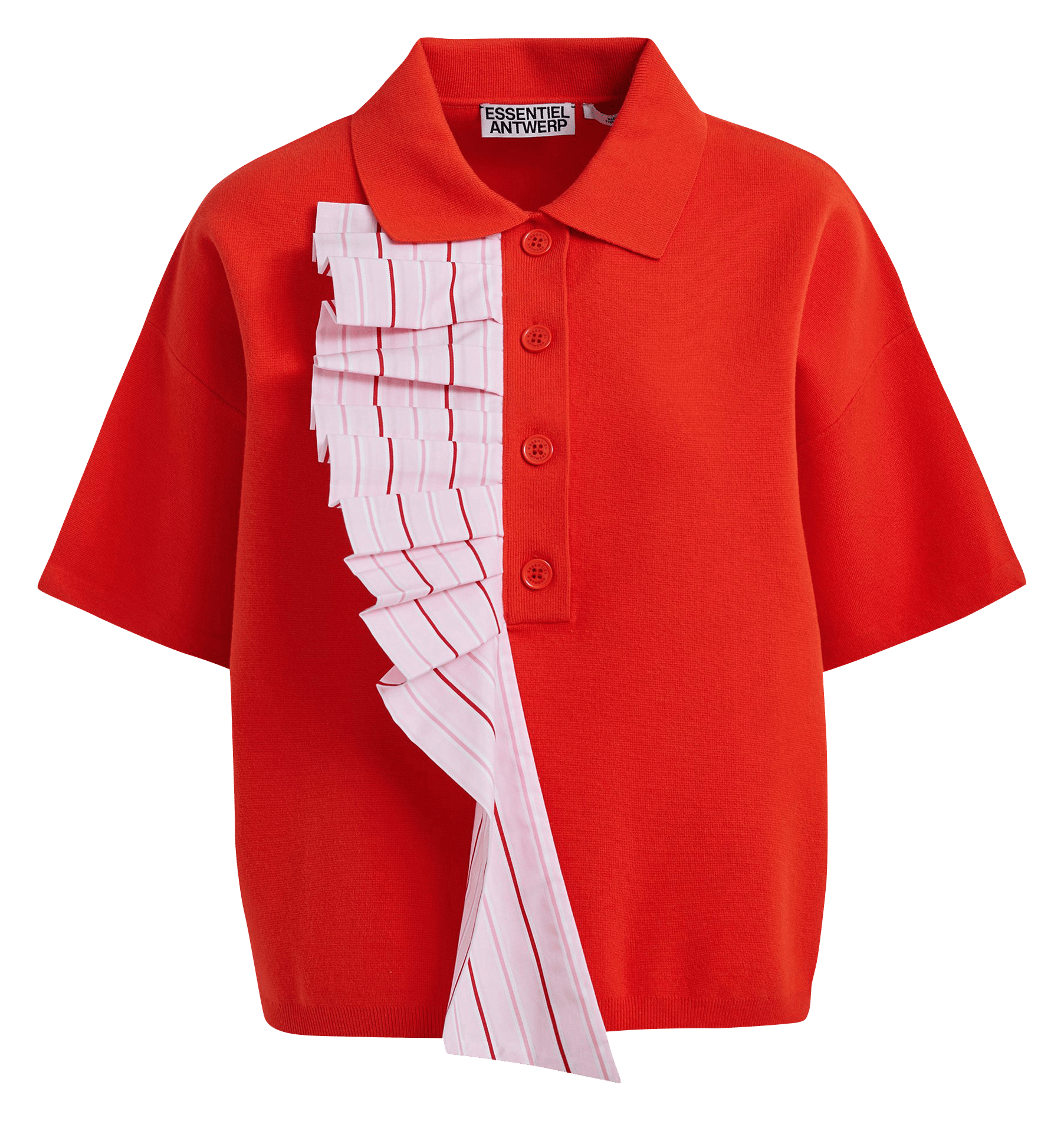 Polo manches courtes jumble ESSENTIEL ANTWERP Orange