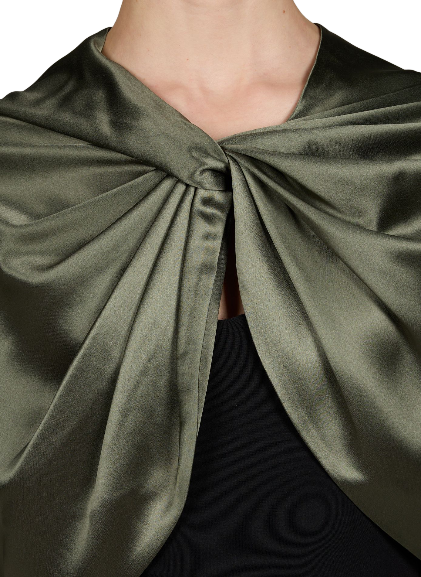 Cape satinée Pinlos BY MALENE BIRGER Vert