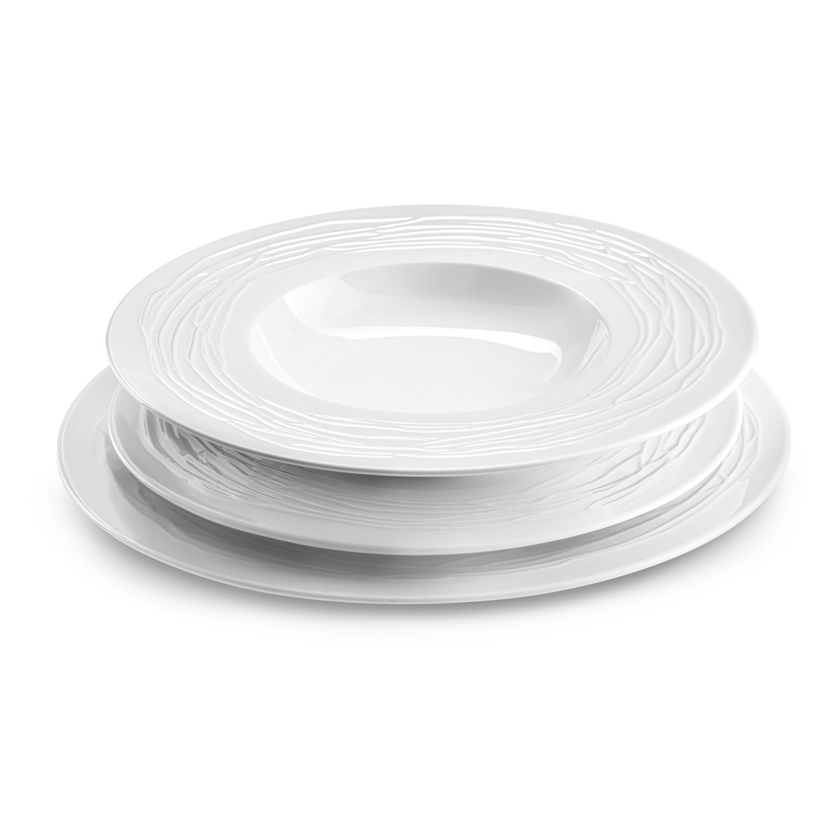 Lago - service de vaisselle 18 pièces MEDARD DE NOBLAT Blanc
