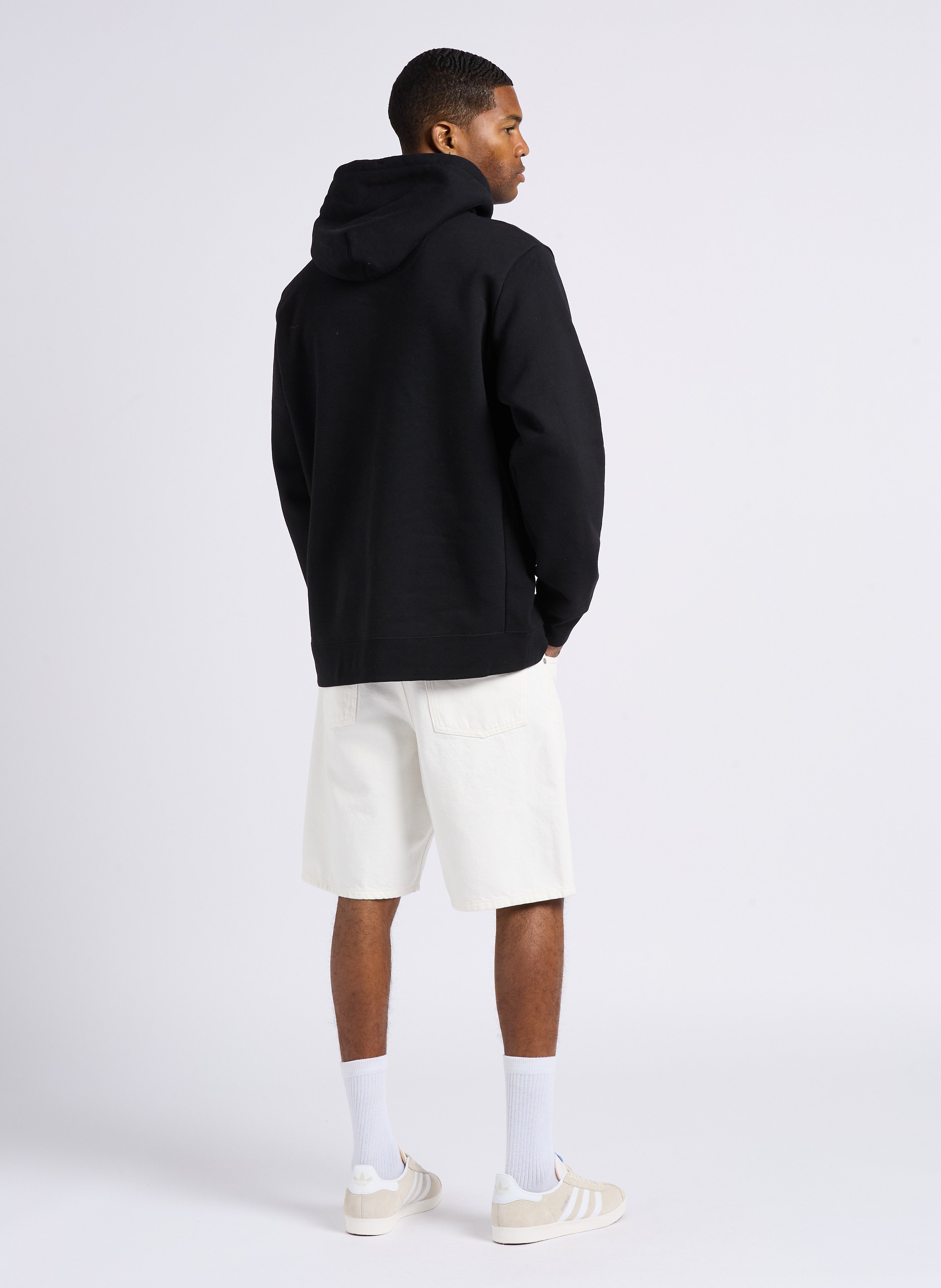 Oversized hoodie in blended cotton with uprisal logo PATAGONIA Black