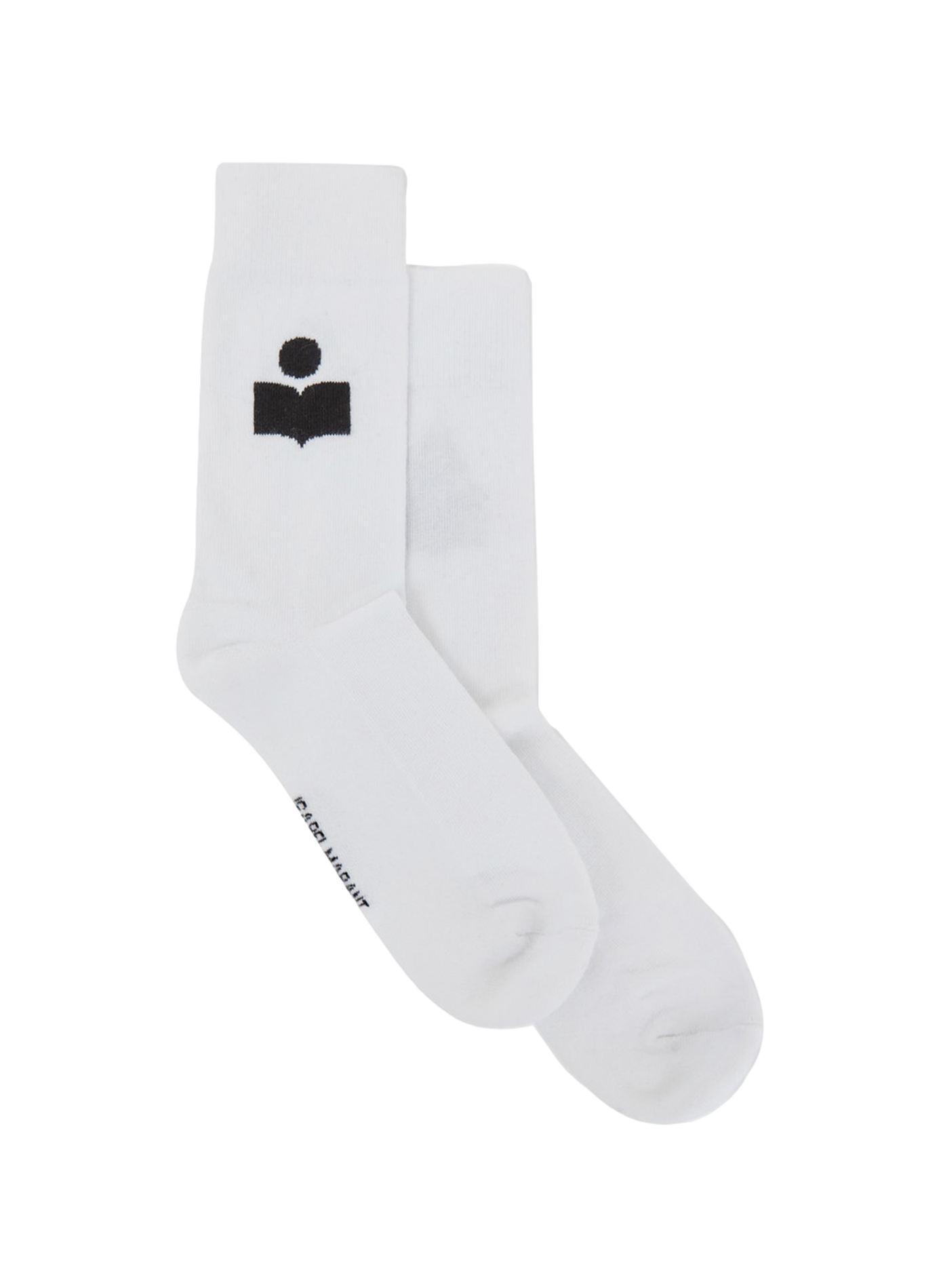 Chaussettes Siloki à logo en coton mélangé ISABEL MARANT Blanc