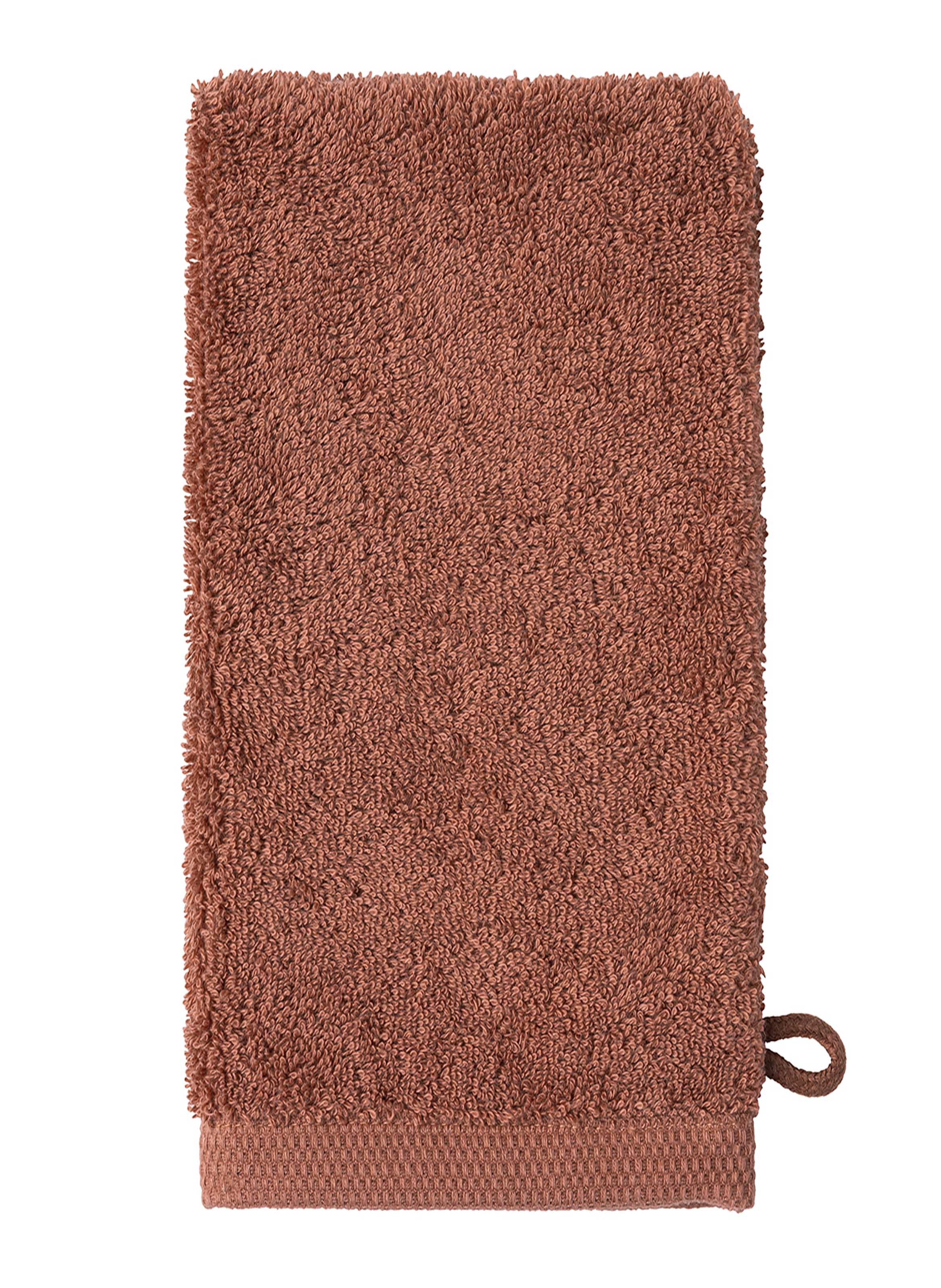 Gant de toilette uni en coton biologique, 650gr/m², essentiel ALEXANDRE TURPAULT Rouge