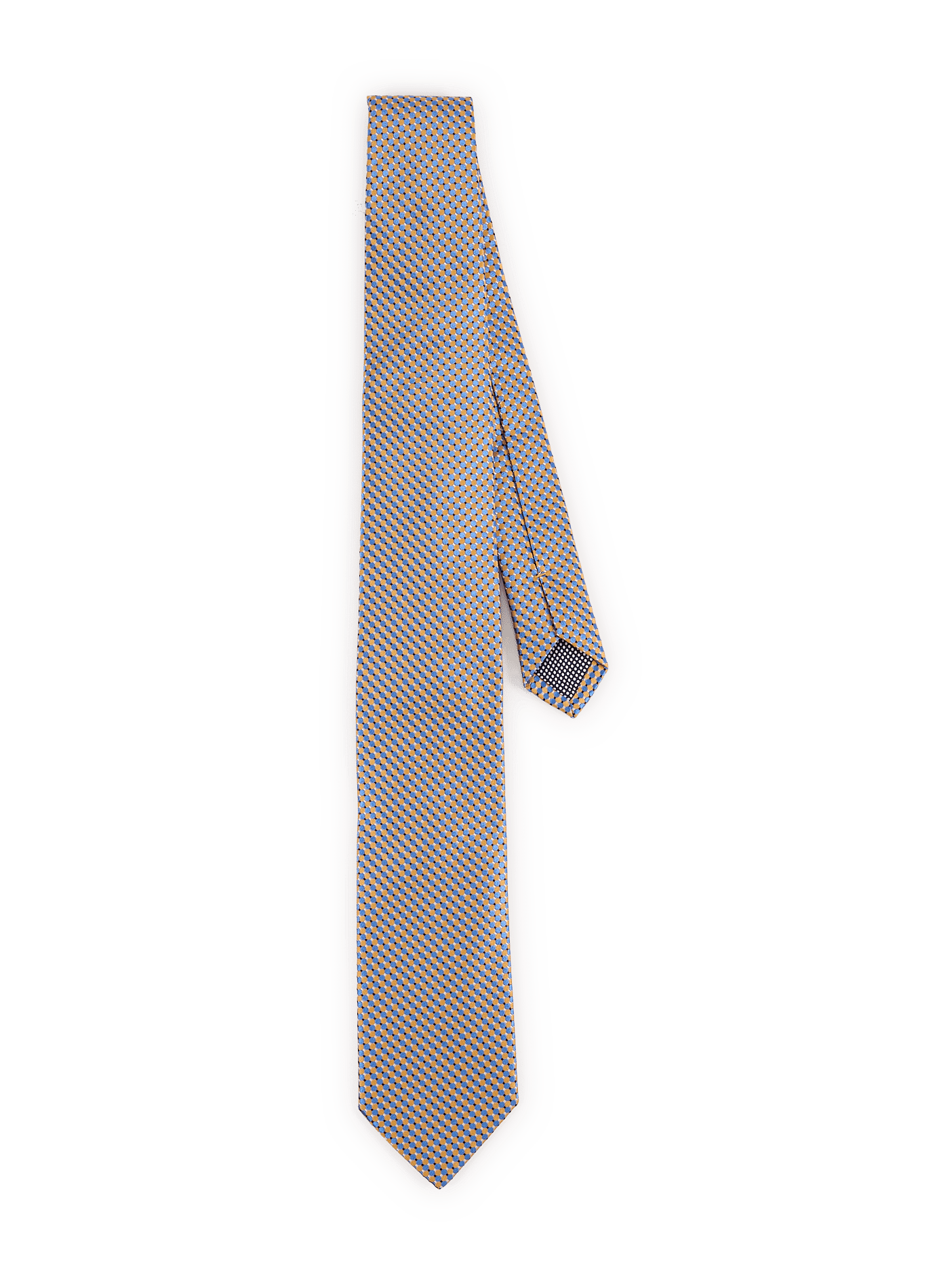 Seidenkrawatte mit Muster ETON Gelb