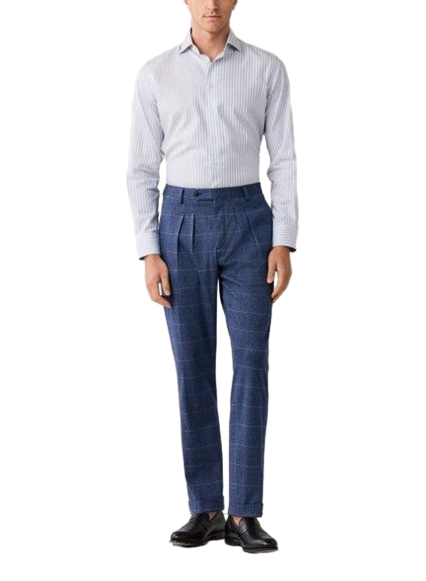 Linen shirt HACKETT Blue
