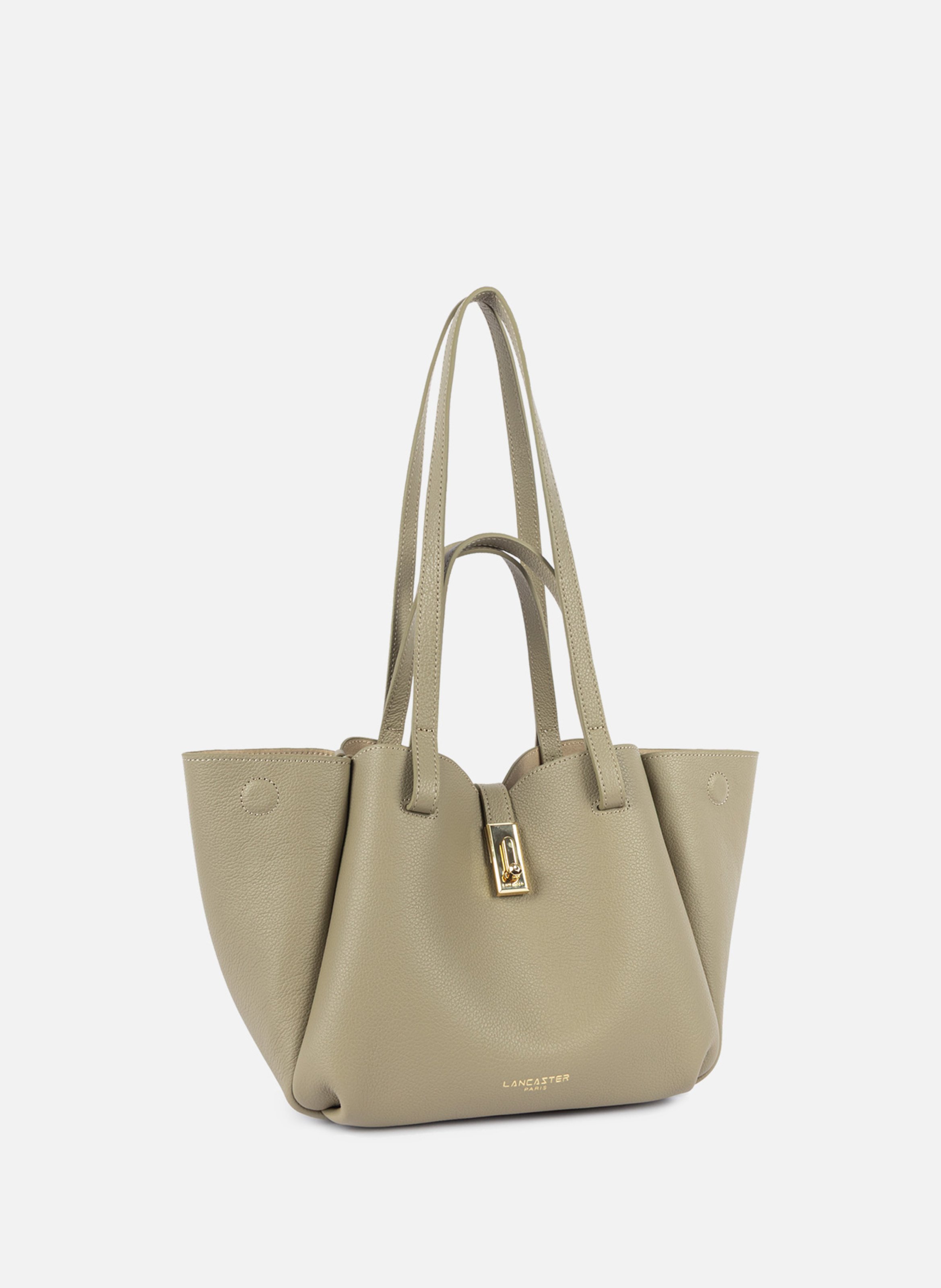 Sac cabas épaule - milano horizon LANCASTER Kaki