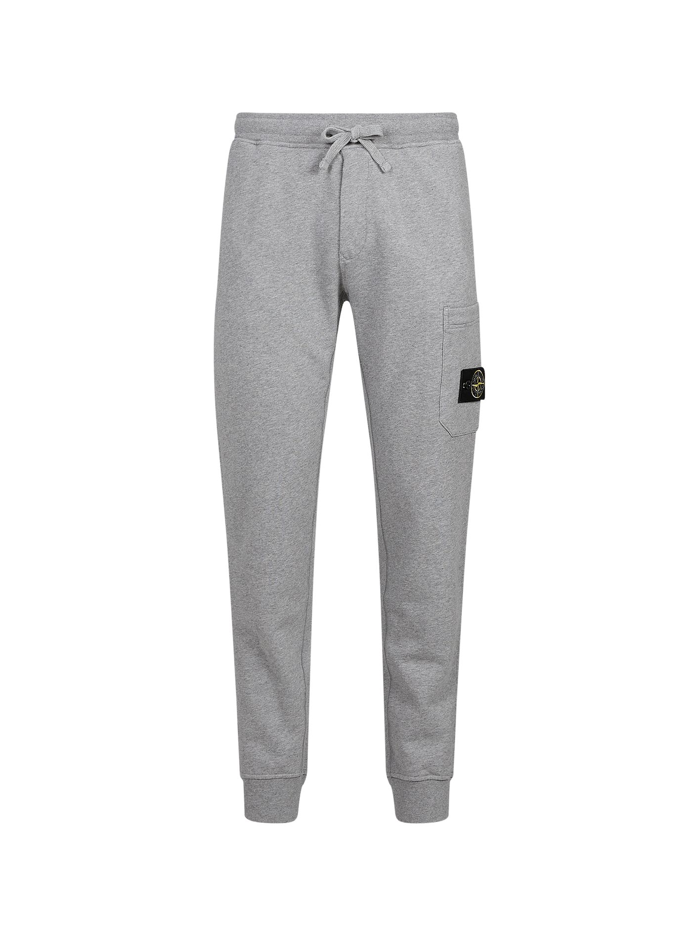 Schmale Jogginghose aus Baumwolle STONE ISLAND Grau