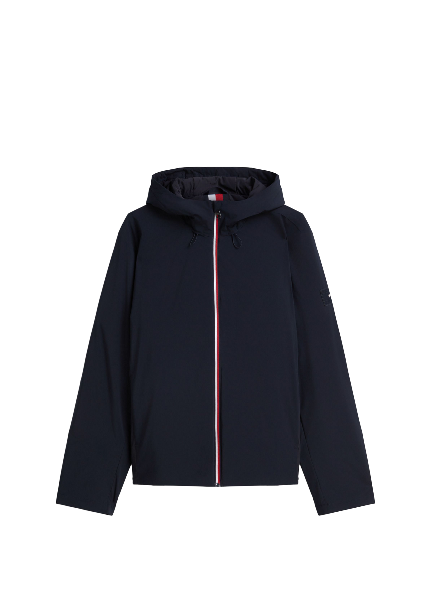 Jacke mit Stehkragen und Kapuze TOMMY HILFIGER Blau