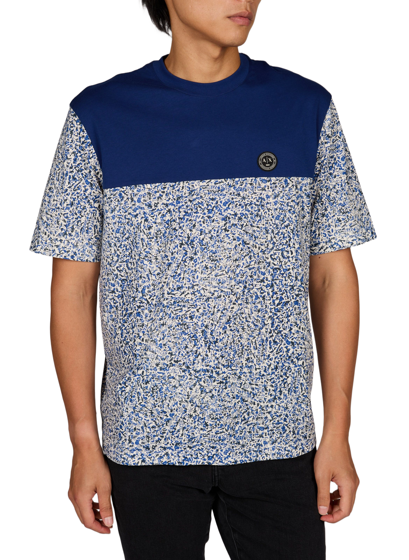 Print cotton T-Shirt  ARMANI EXCHANGE Multicolour