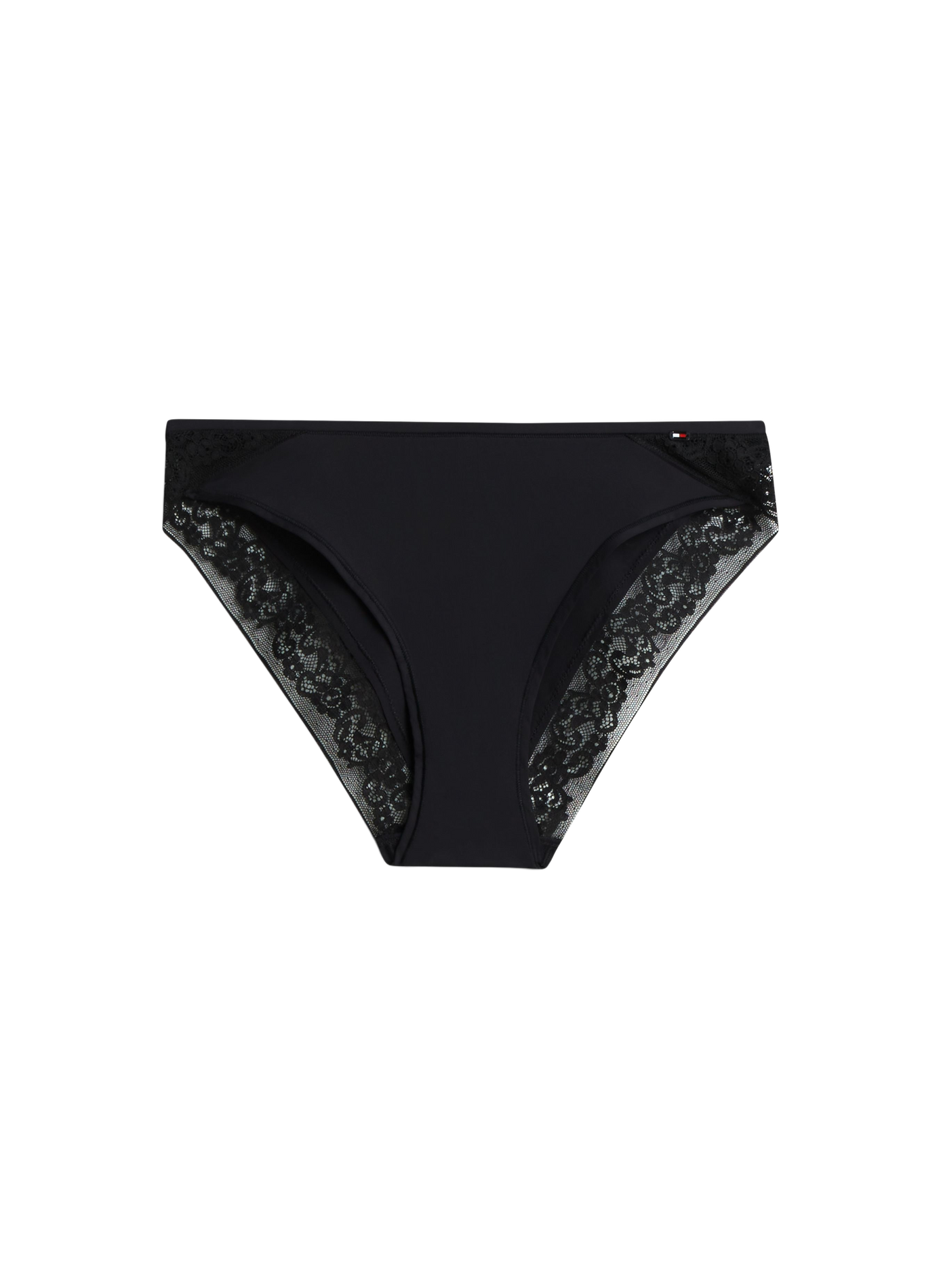 Plain briefs with lace detail TOMMY HILFIGER Black