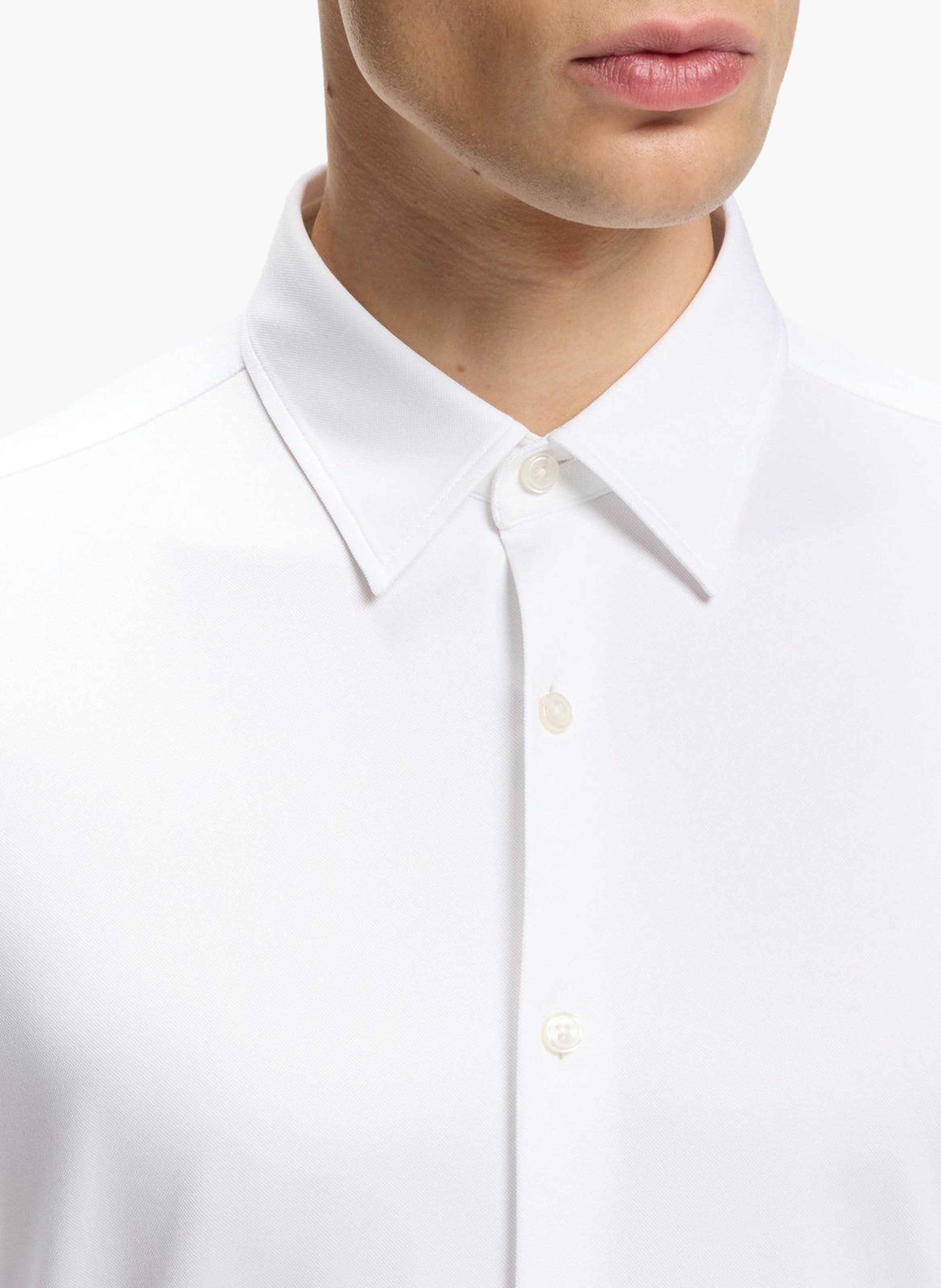 Chemise col classique BOSS Blanc
