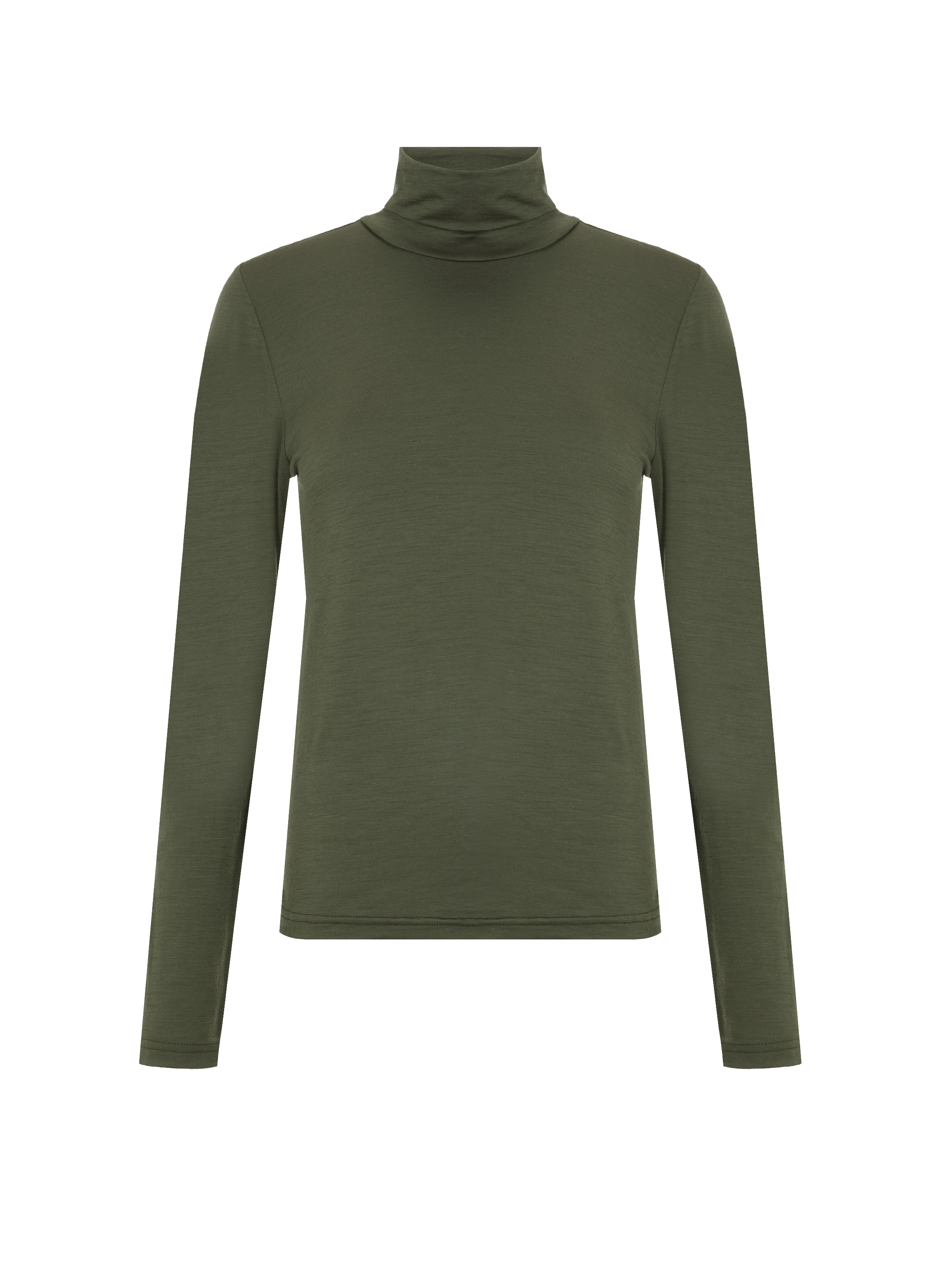 Wool turtleneck jumper GESTUZ Green