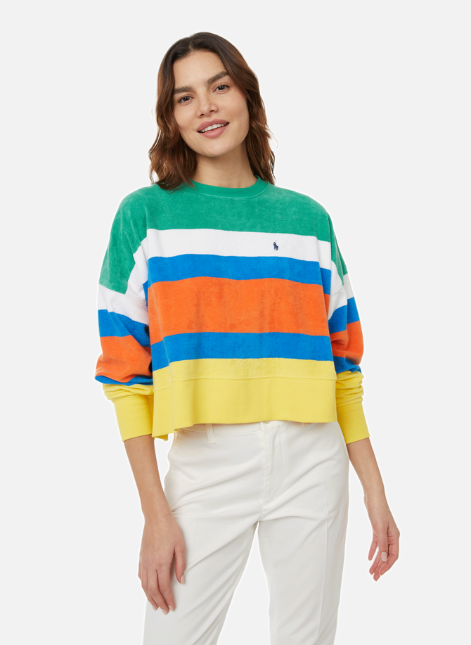 Striped terry cloth sweatshirt POLO RALPH LAUREN