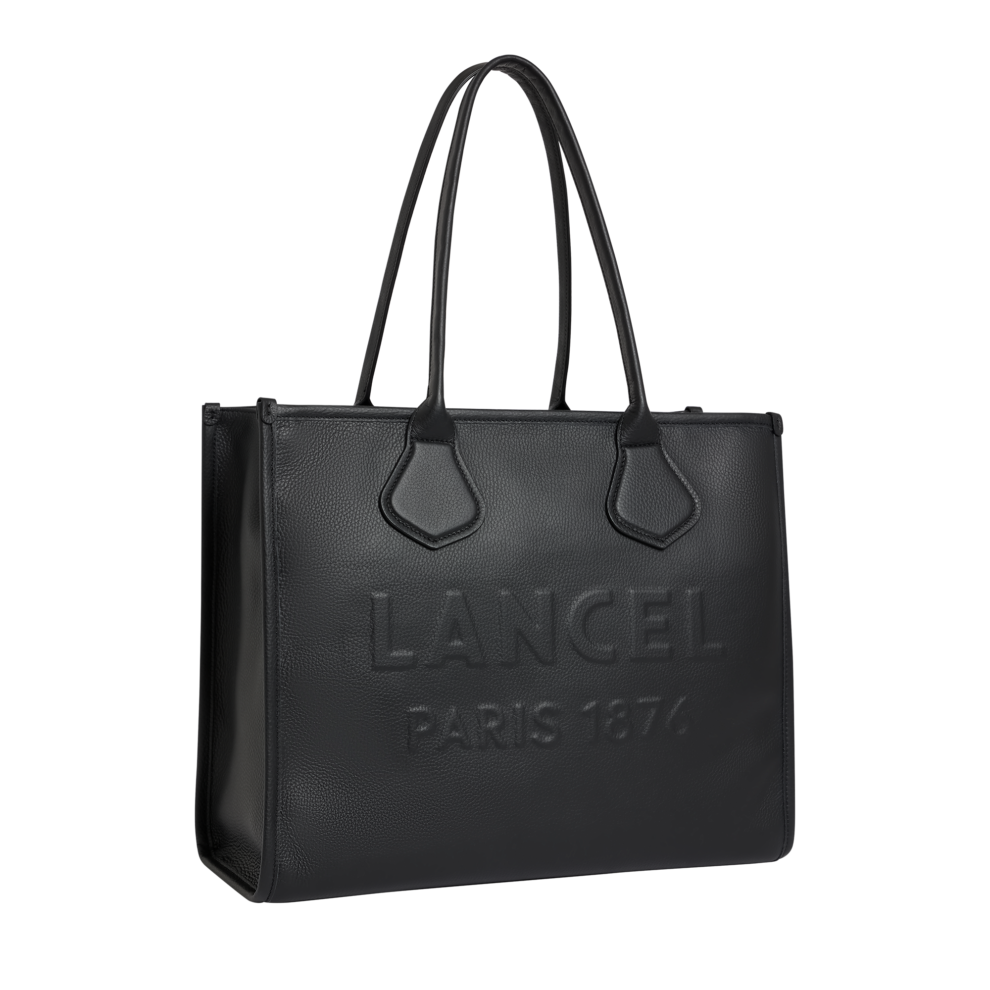 Cabas zippé l - jour de lancel LANCEL Noir
